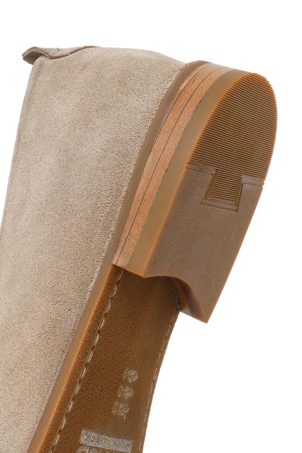 Derimod Black Erkek Bej Süet Deri Klasik Loafer - Image 8