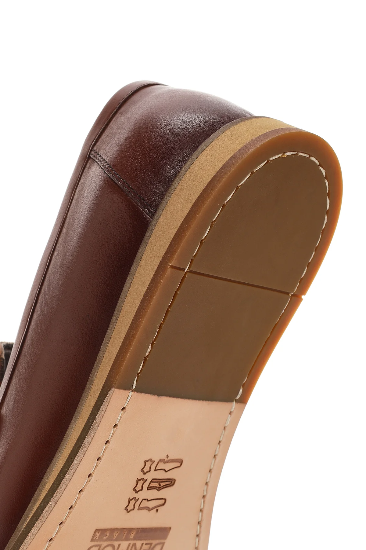 Derimod Black Erkek Kahverengi Deri Loafer - Image 8