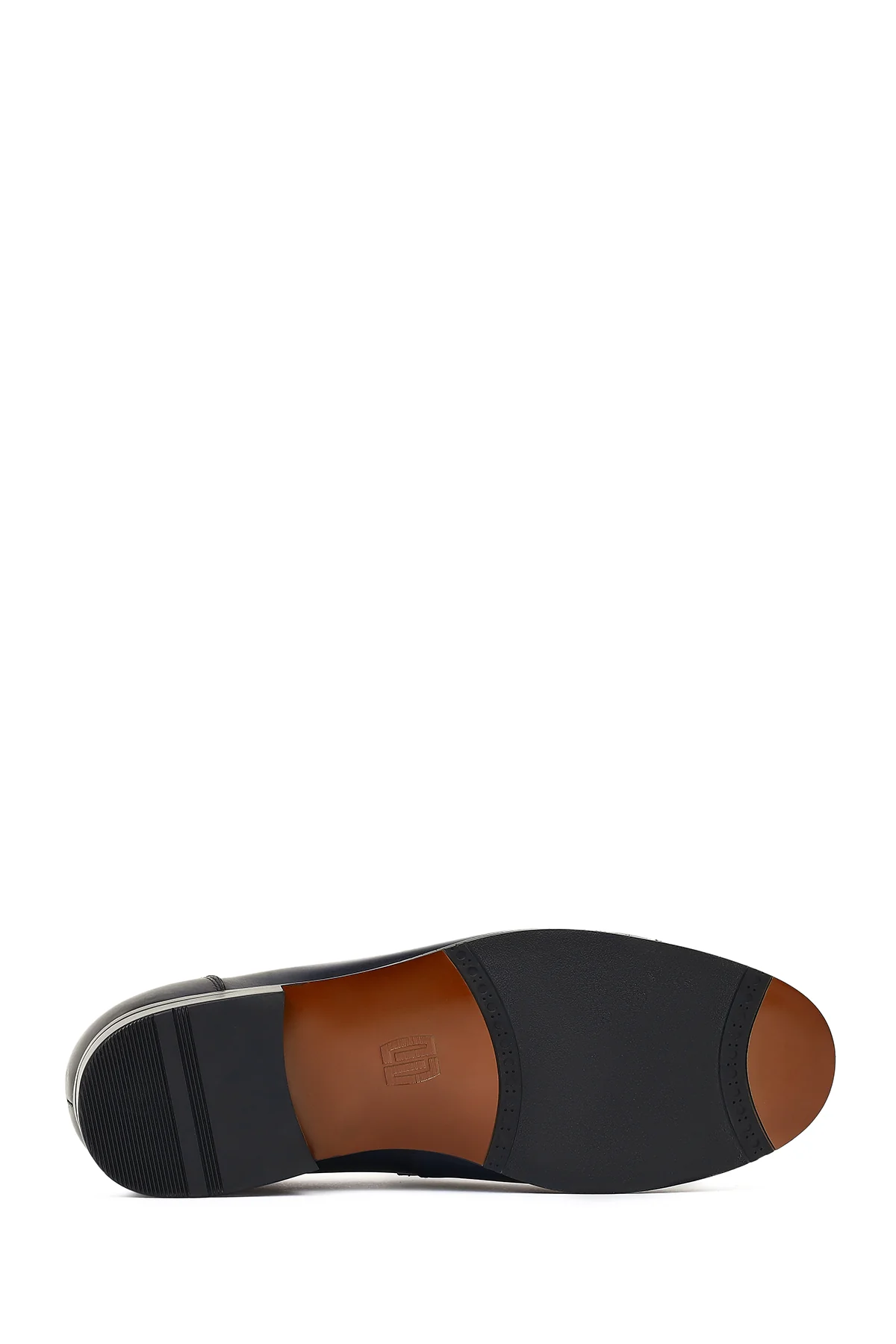 Derimod Black Erkek Lacivert Deri Klasik Loafer - Image 5