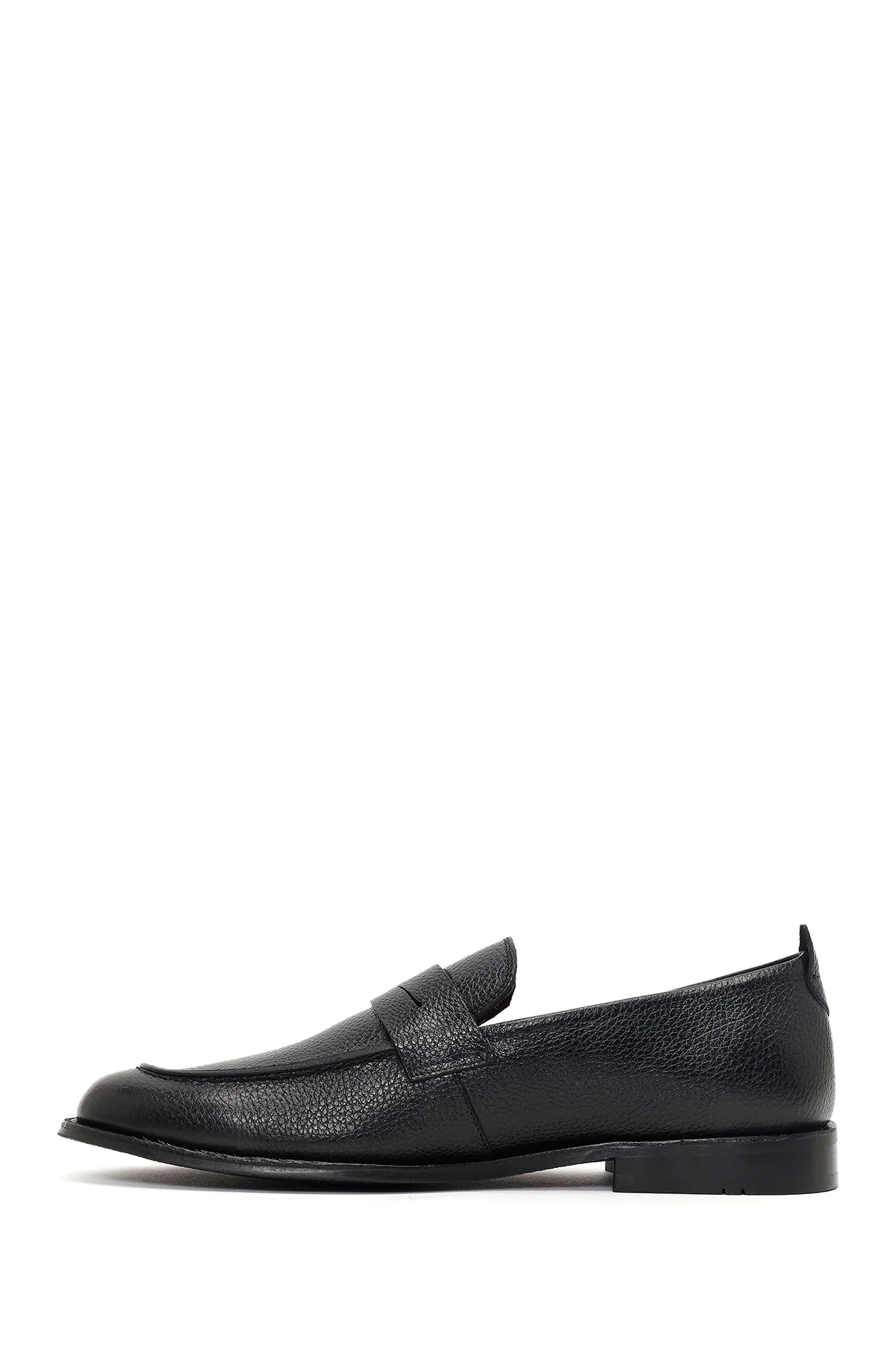 Derimod Black Erkek Siyah Deri Klasik Loafer - Image 3