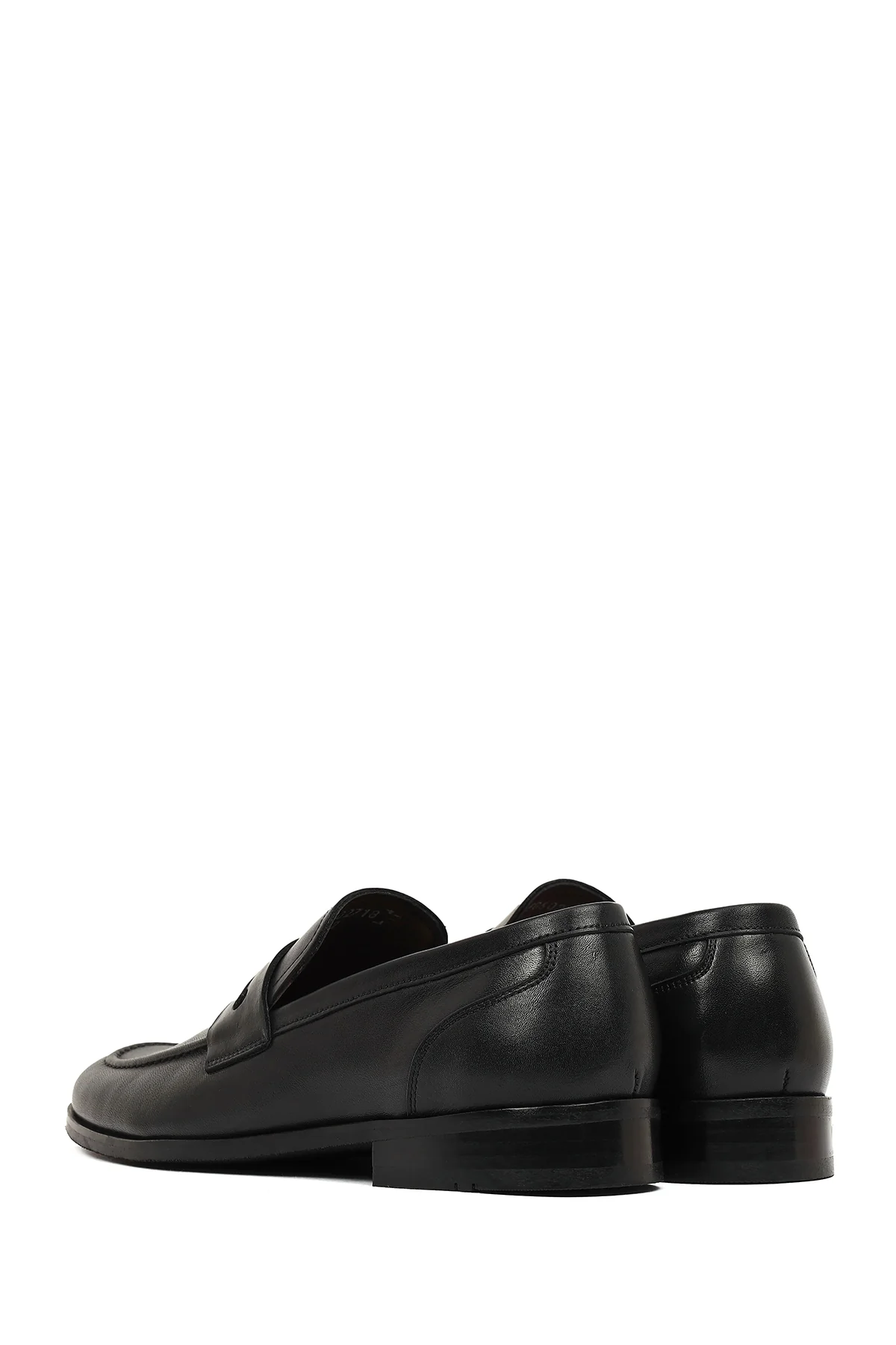 Derimod Black Erkek Siyah Deri Klasik Loafer - Image 6