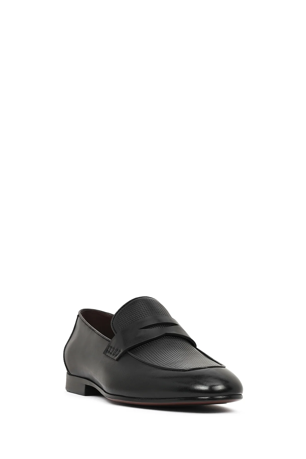 Derimod Black Erkek Siyah Deri Klasik Loafer - Image 7