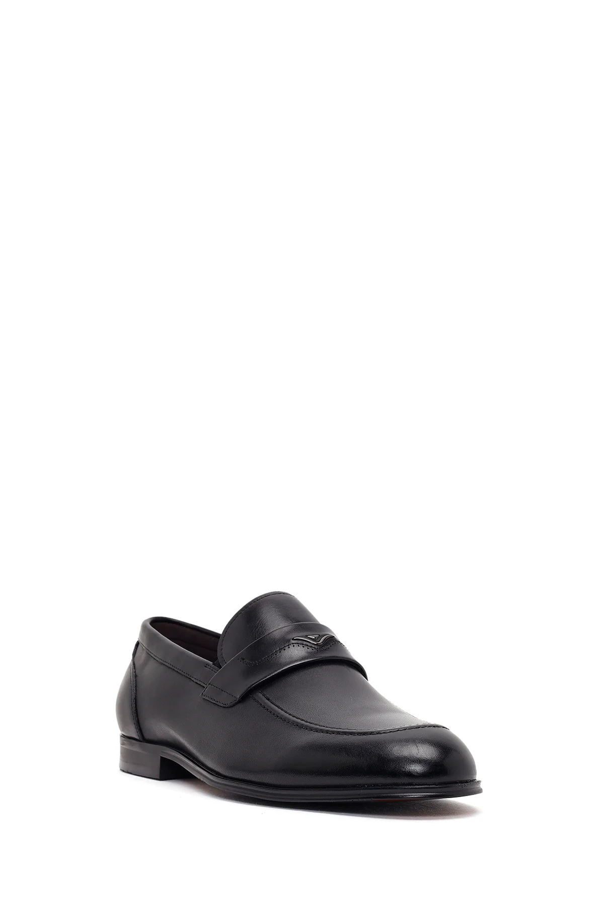 Derimod Black Erkek Siyah Deri Klasik Loafer - Image 7