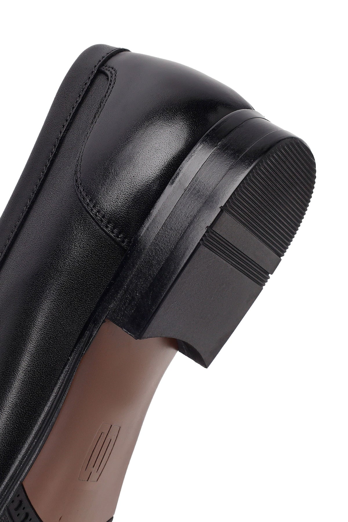 Derimod Black Erkek Siyah Deri Klasik Loafer - Image 8