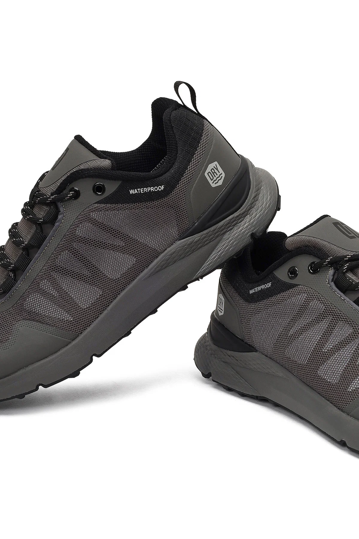 Derimod Dry Erkek Gri Bağcıklı Kumaş Sneaker - Image 11