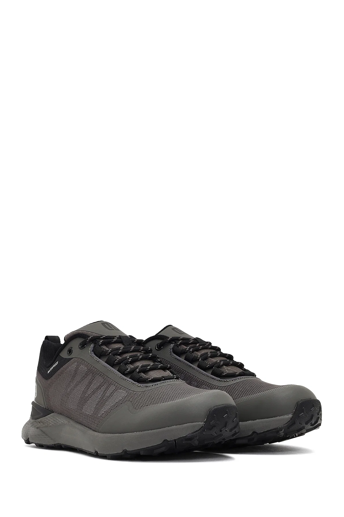 Derimod Dry Erkek Gri Bağcıklı Kumaş Sneaker - Image 3