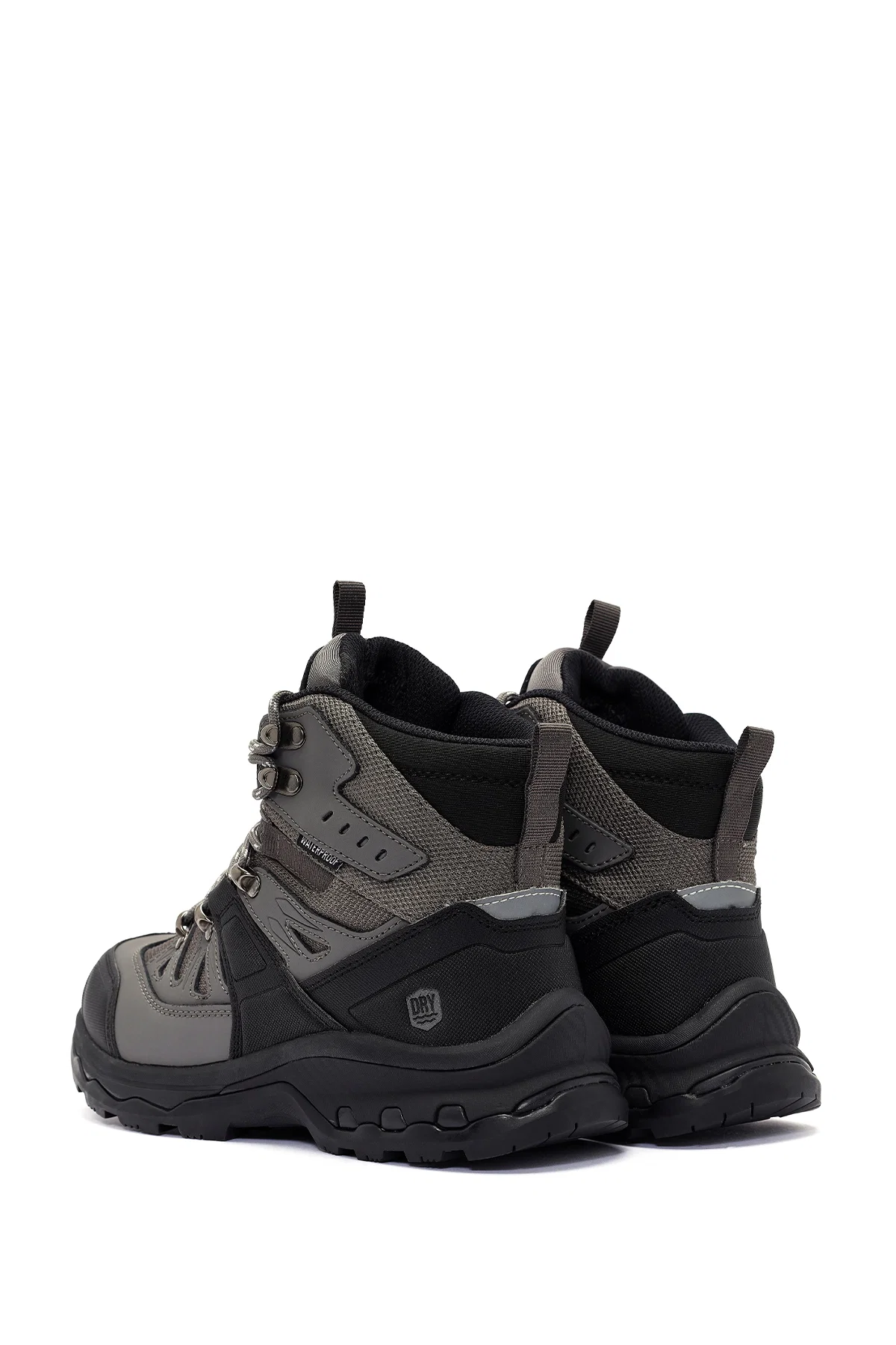Derimod Dry Erkek Gri Bağcıklı Waterproof Outdoor Deri Bot - Image 5