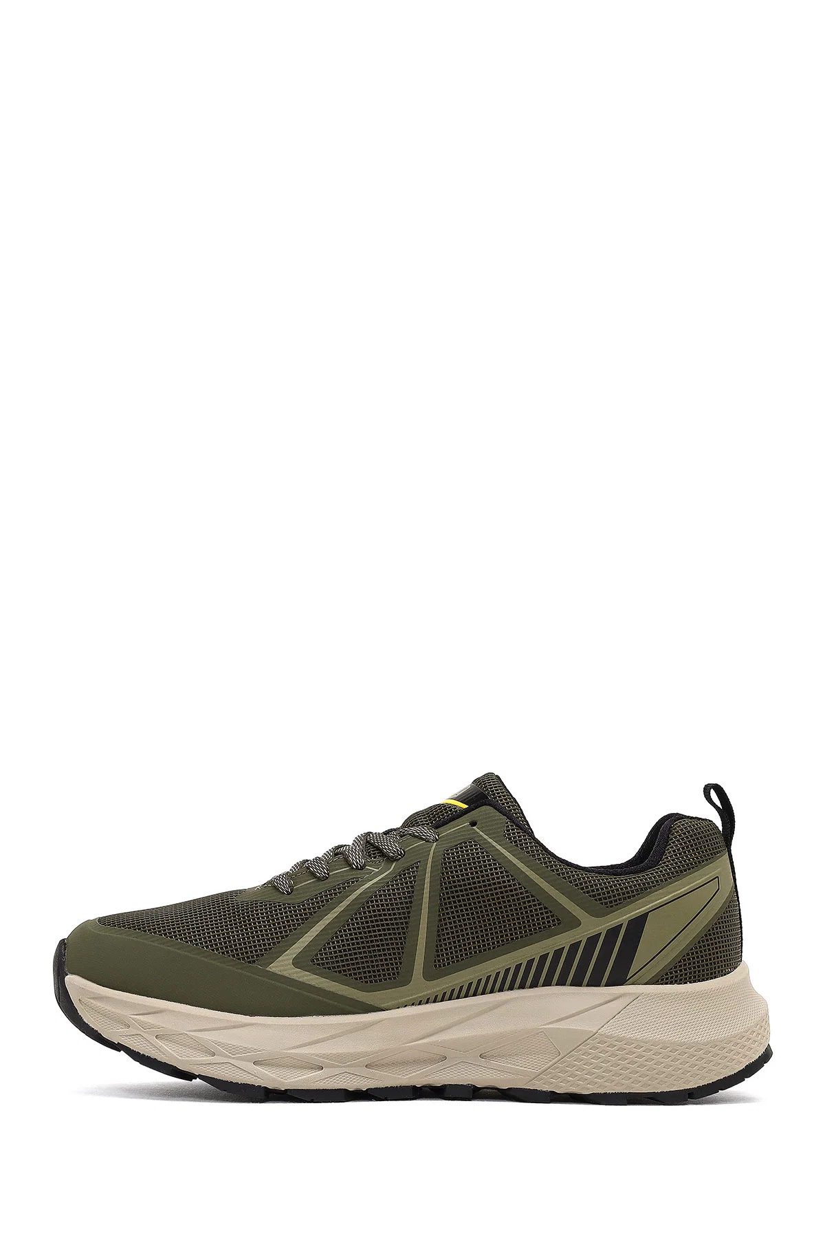 Derimod Dry Erkek Haki Bağcıklı Kalın Tabanlı Kumaş Sneaker - Image 2