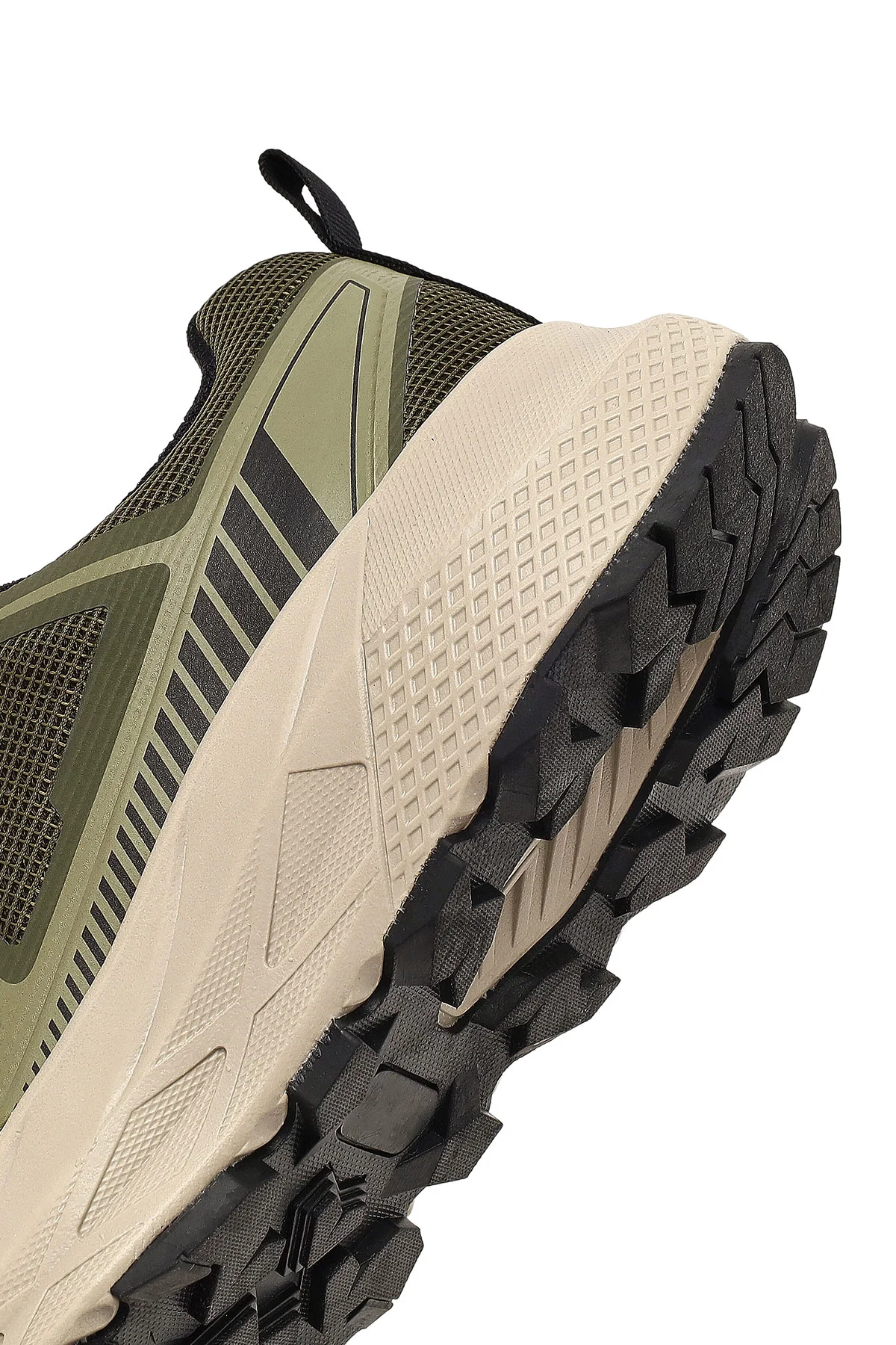 Derimod Dry Erkek Haki Bağcıklı Kalın Tabanlı Kumaş Sneaker - Image 8