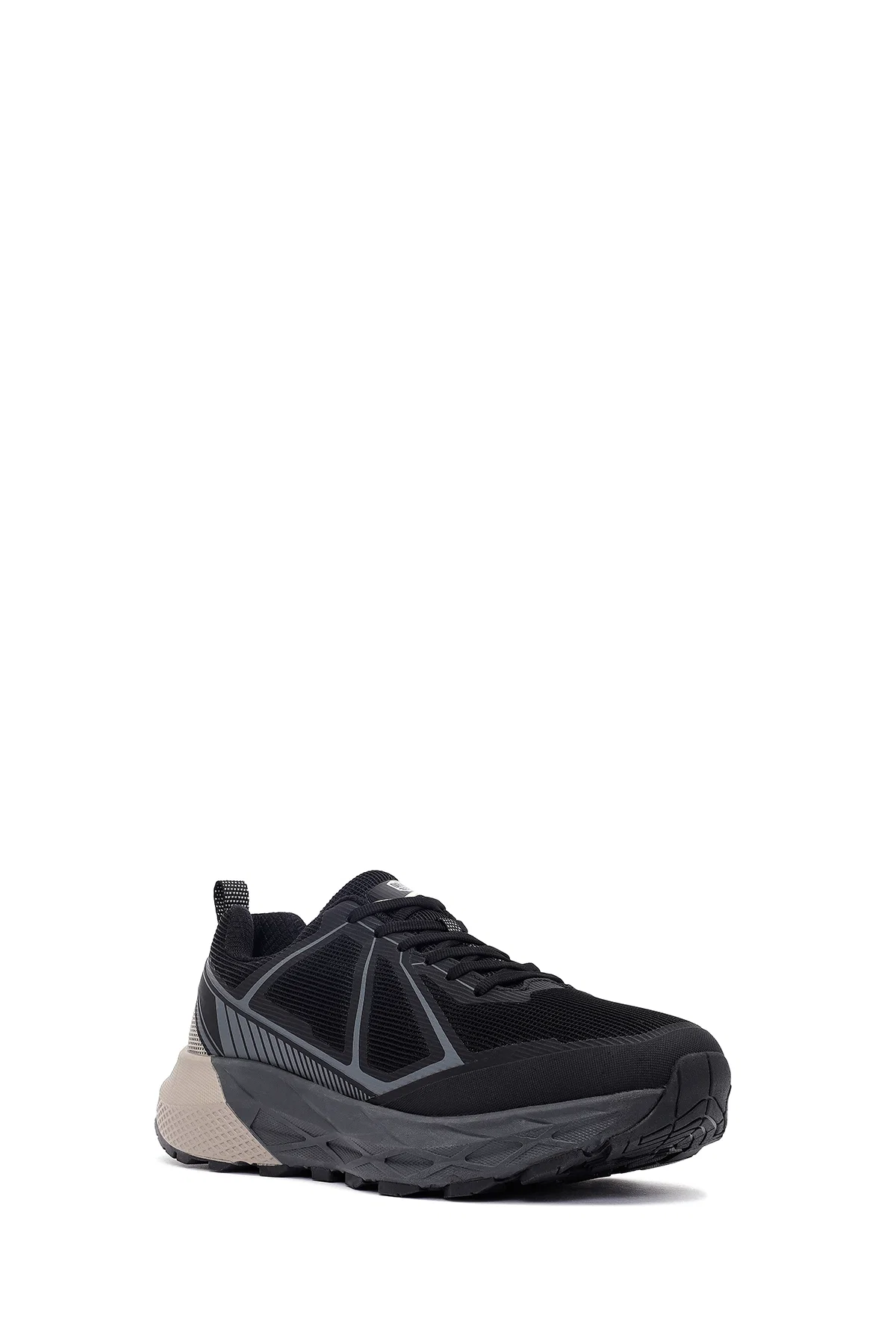 Derimod Dry Erkek Siyah Bağcıklı Kalın Tabanlı Kumaş Sneaker - Image 6