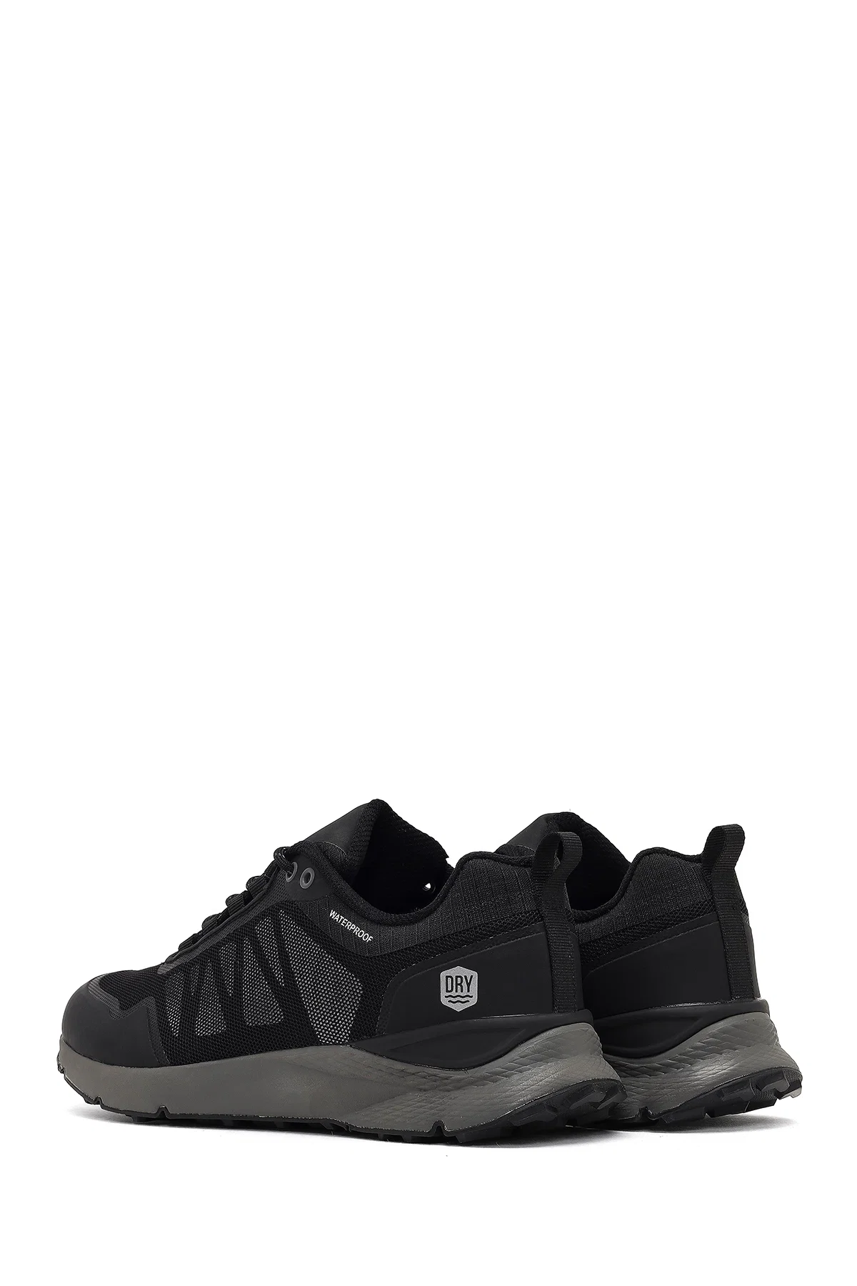 Derimod Dry Erkek Siyah Bağcıklı Kumaş Sneaker - Image 5