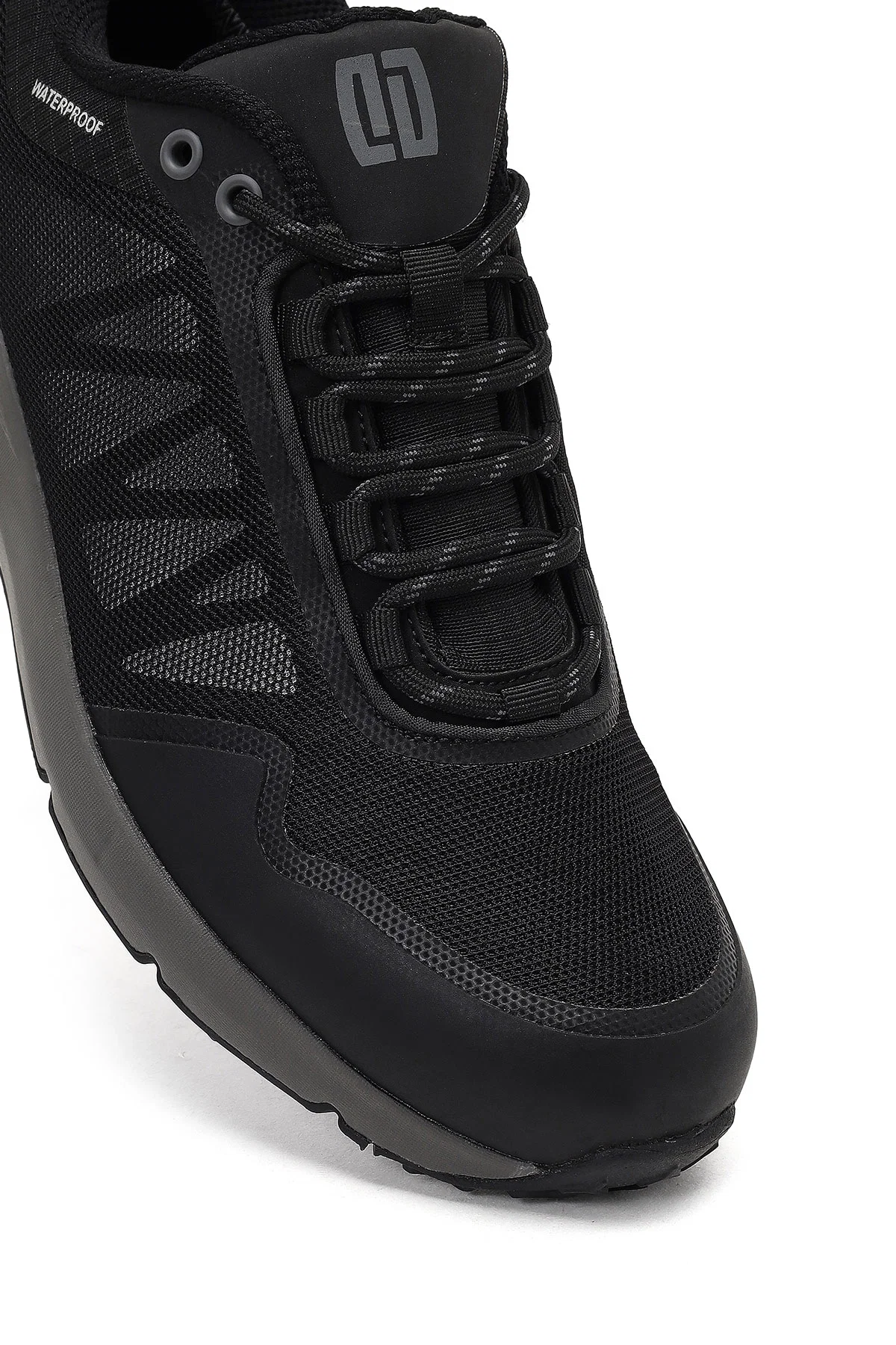 Derimod Dry Erkek Siyah Bağcıklı Kumaş Sneaker - Image 9