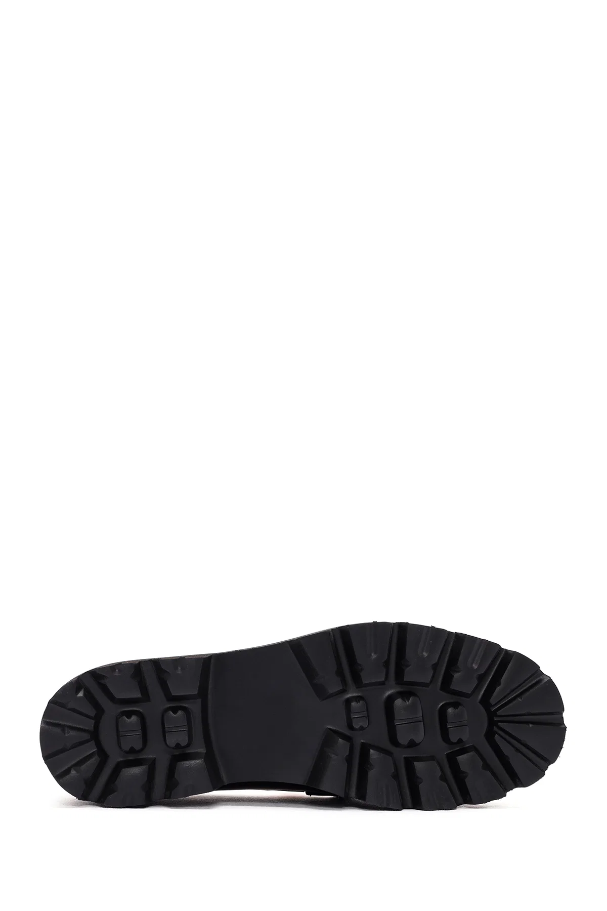 Derimod Flex Kadın Siyah Deri Maskülen Loafer - Image 4