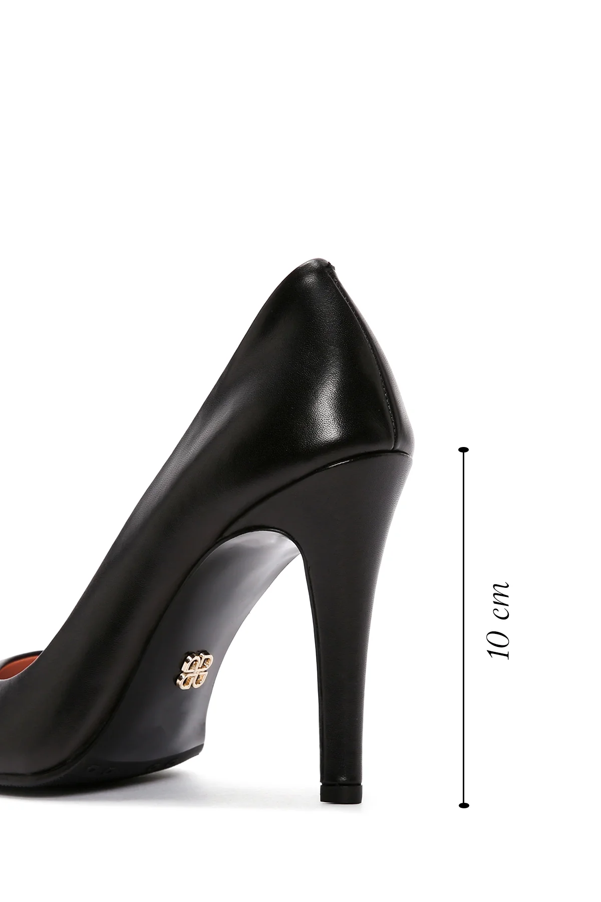 Derimod Flex Kadın Siyah İnce Topuklu Deri Stiletto - Image 2