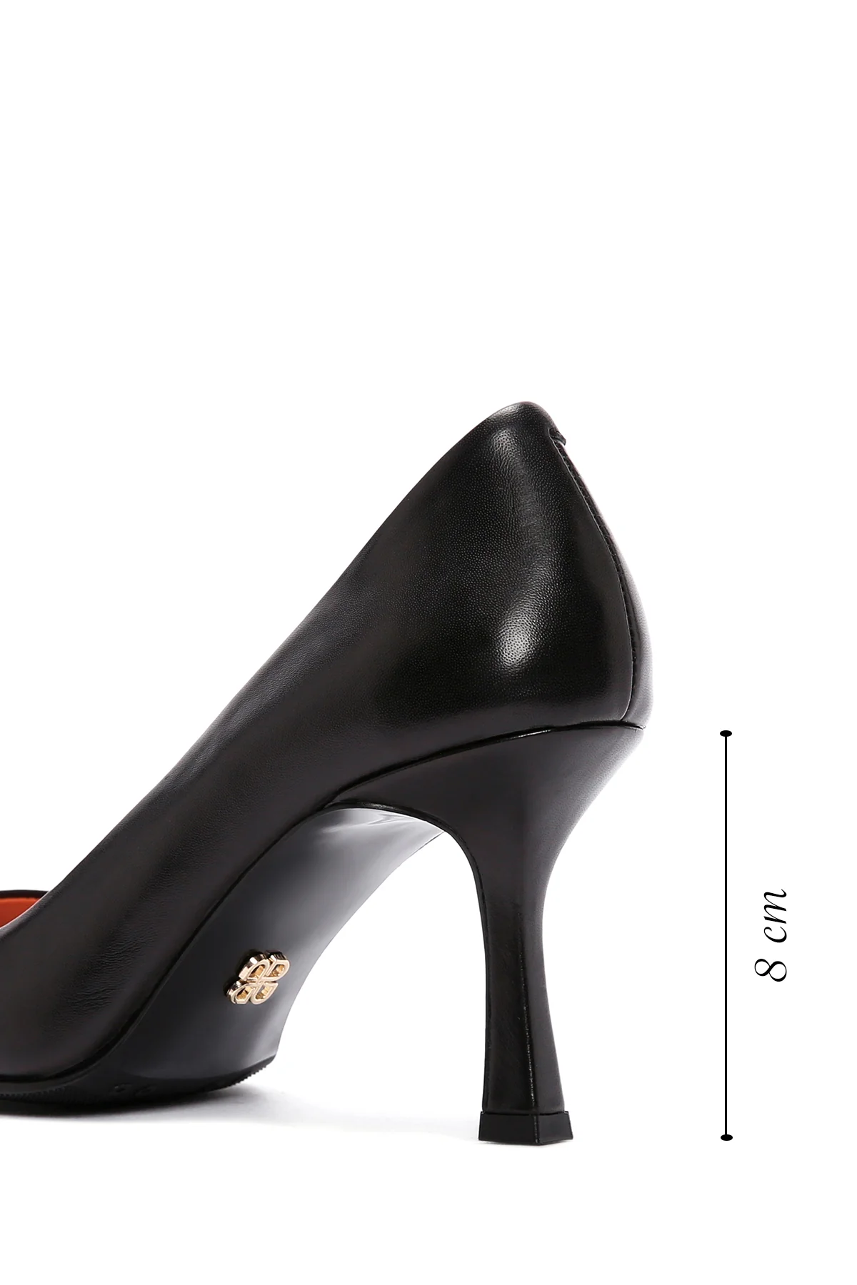 Derimod Flex Kadın Siyah Topuklu Deri Stiletto - Image 2