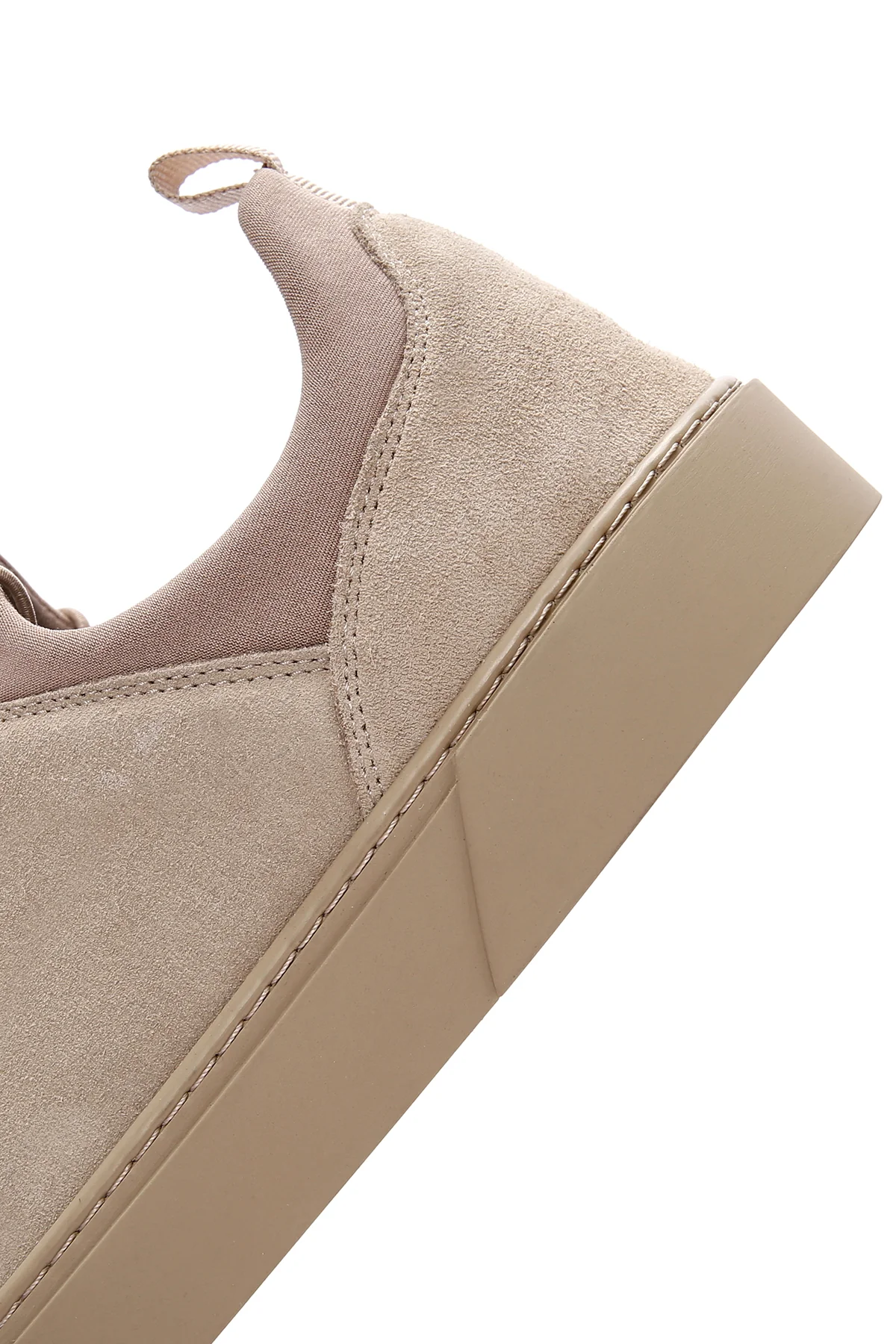 Derimod Fly Erkek Bej Bağcıklı Süet Deri Sneaker - Image 10
