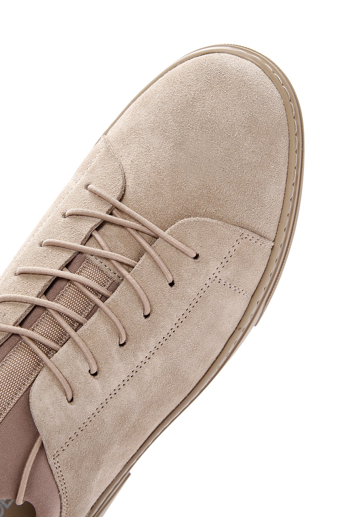 Derimod Fly Erkek Bej Bağcıklı Süet Deri Sneaker - Image 11