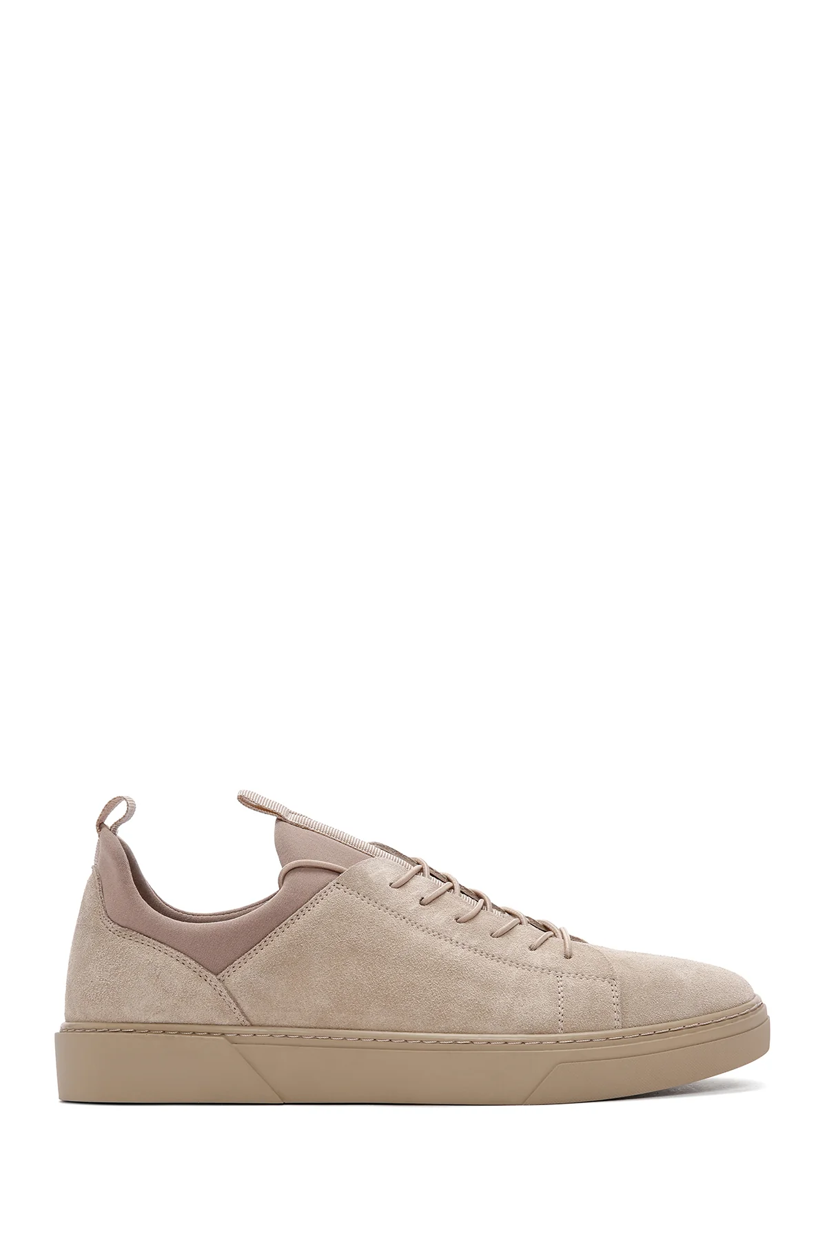 Derimod Fly Erkek Bej Bağcıklı Süet Deri Sneaker - Image 2