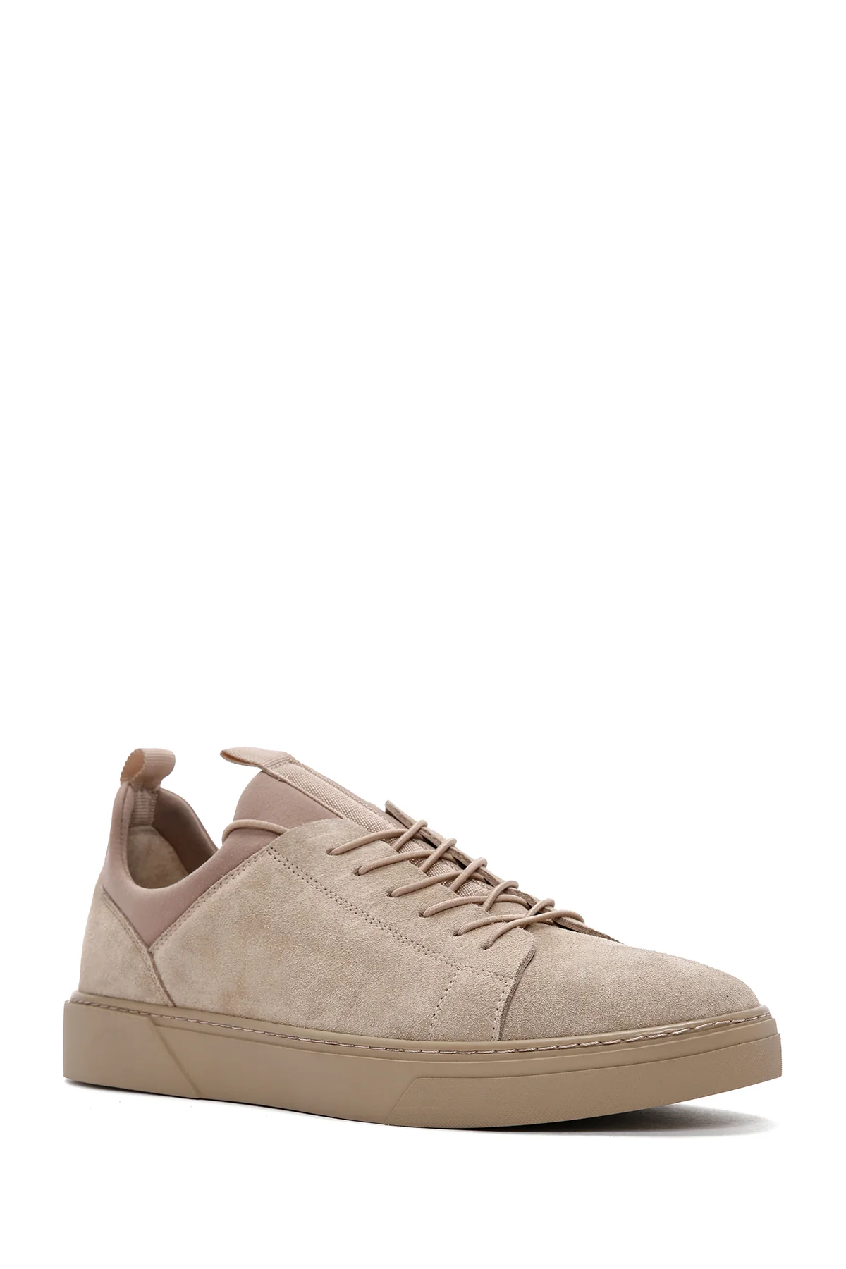 Derimod Fly Erkek Bej Bağcıklı Süet Deri Sneaker - Image 7