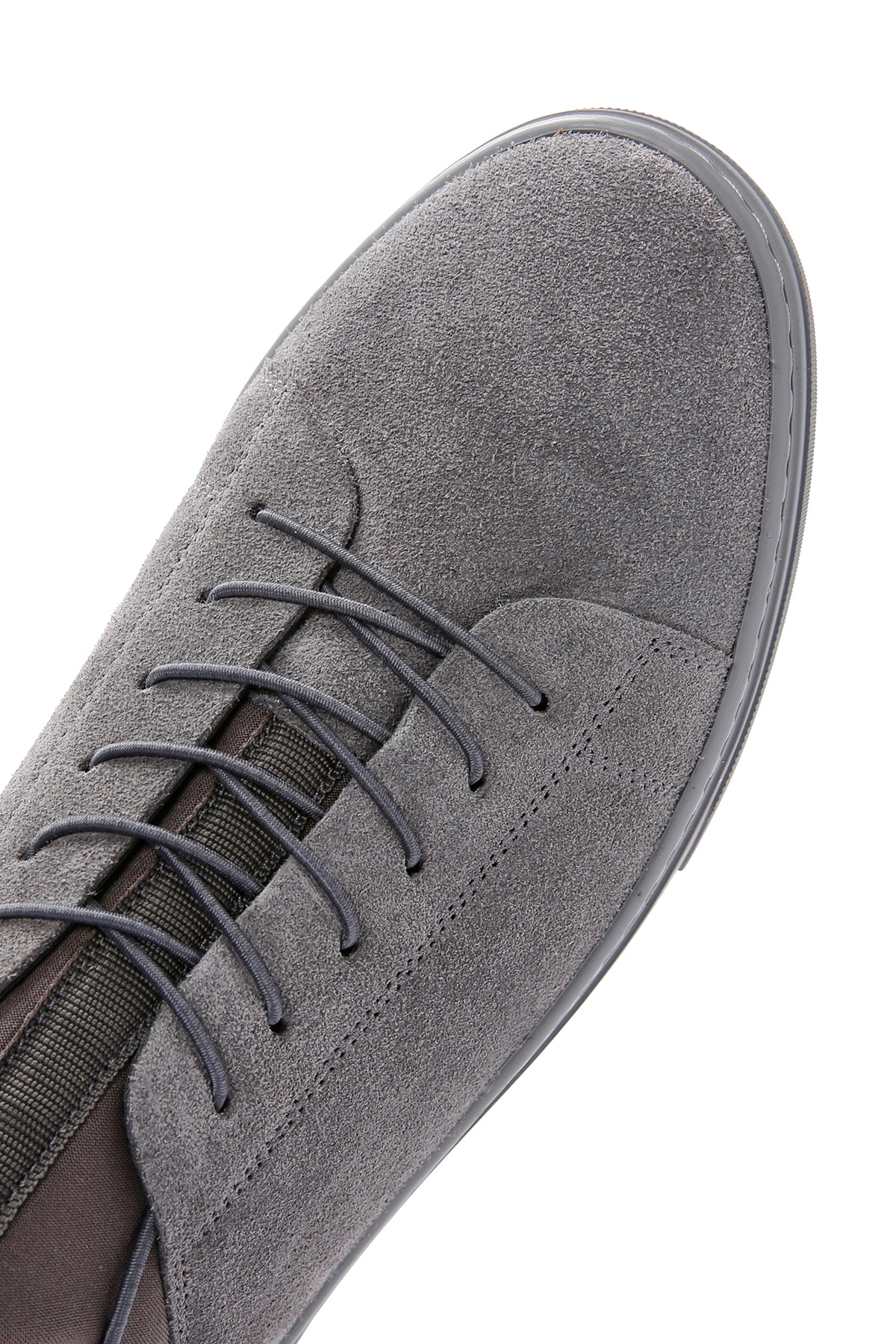 Derimod Fly Erkek Gri Bağcıklı Süet Deri Sneaker - Image 11
