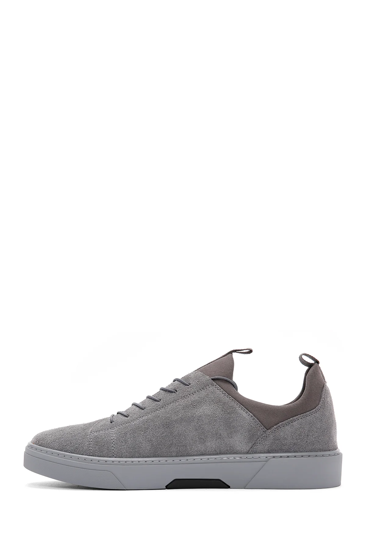 Derimod Fly Erkek Gri Bağcıklı Süet Deri Sneaker - Image 3