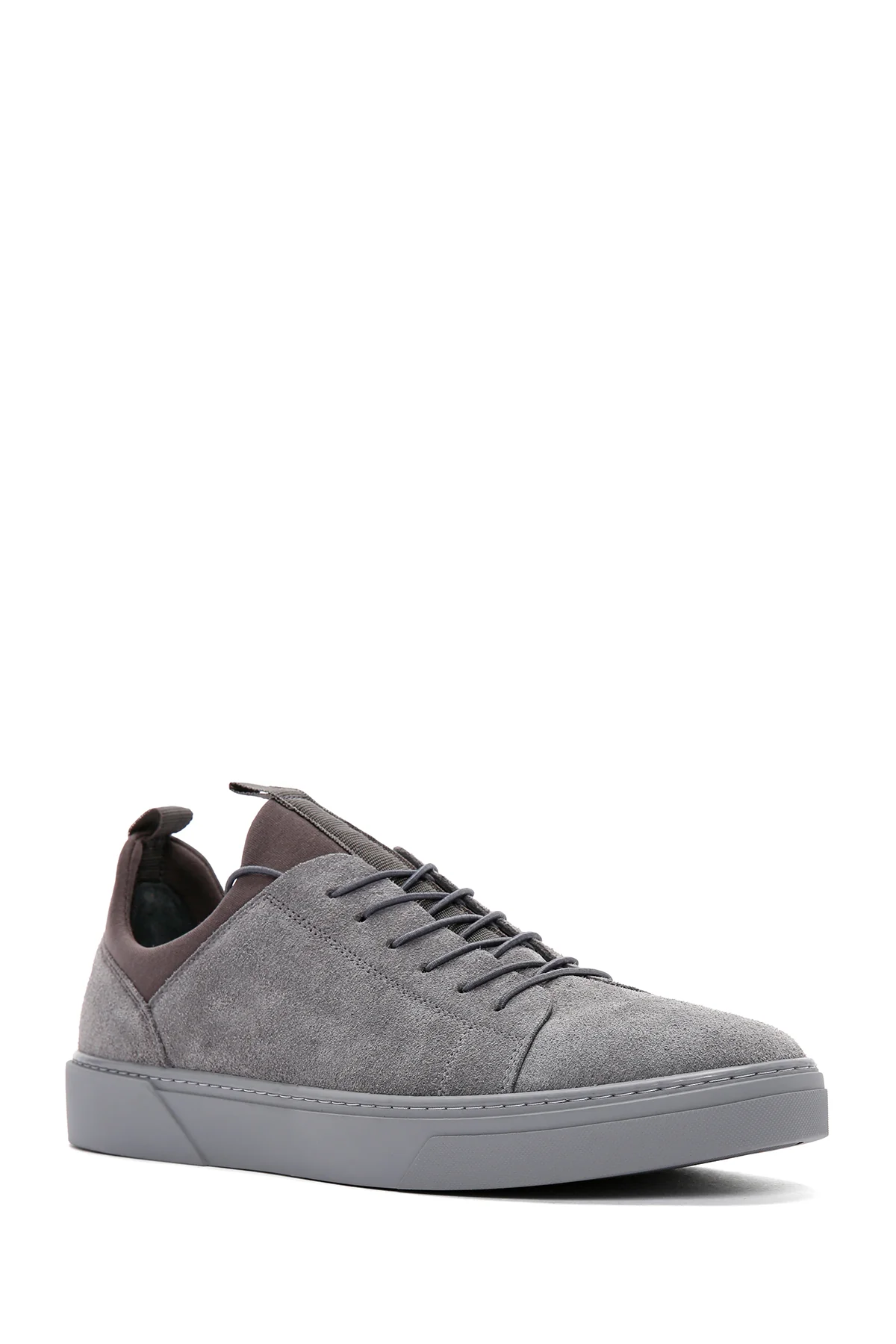 Derimod Fly Erkek Gri Bağcıklı Süet Deri Sneaker - Image 7