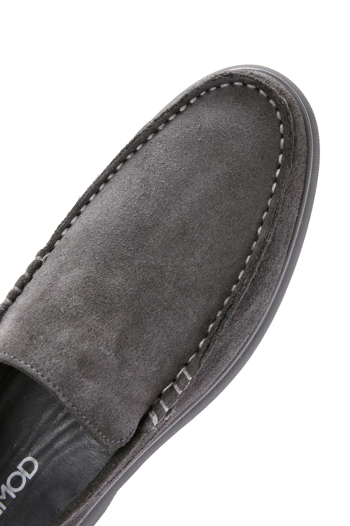 Derimod Fly Erkek Gri Süet Deri Loafer - Image 10