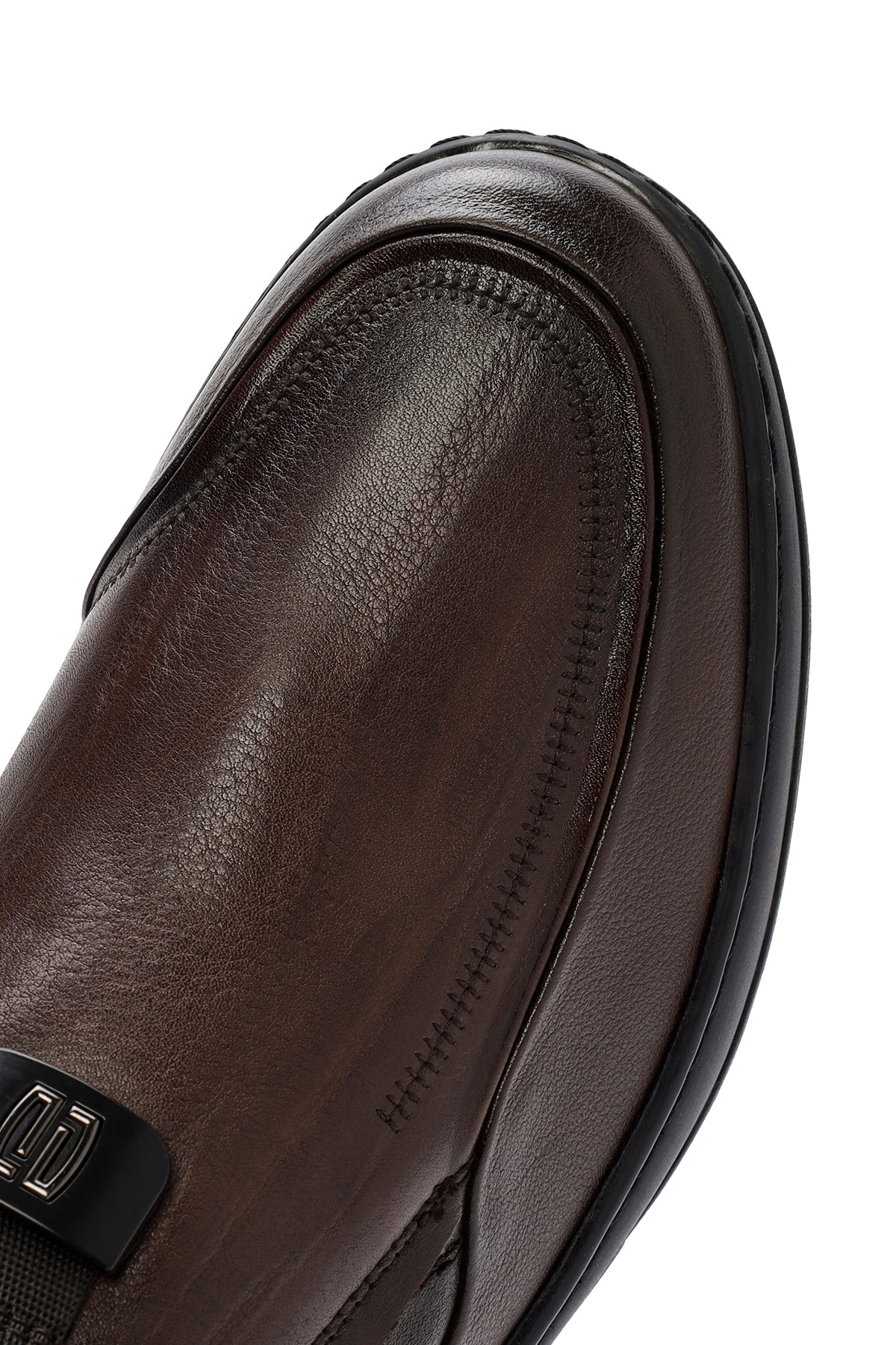 Derimod Fly Erkek Kahverengi Deri Casual Loafer - Image 10