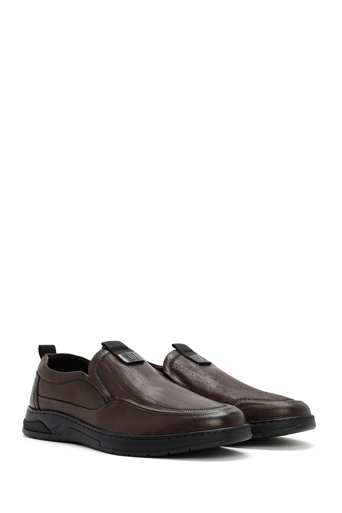 Derimod Fly Erkek Kahverengi Deri Casual Loafer - Image 3