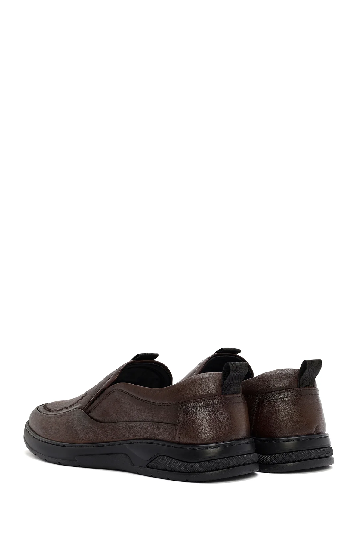 Derimod Fly Erkek Kahverengi Deri Casual Loafer - Image 5