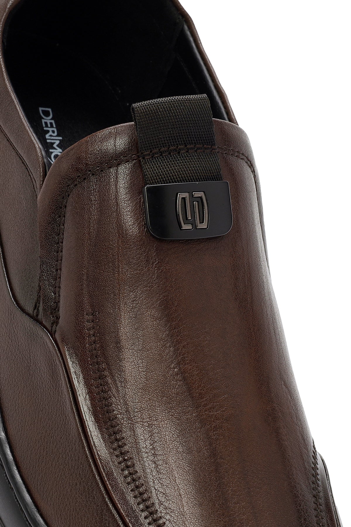 Derimod Fly Erkek Kahverengi Deri Casual Loafer - Image 9