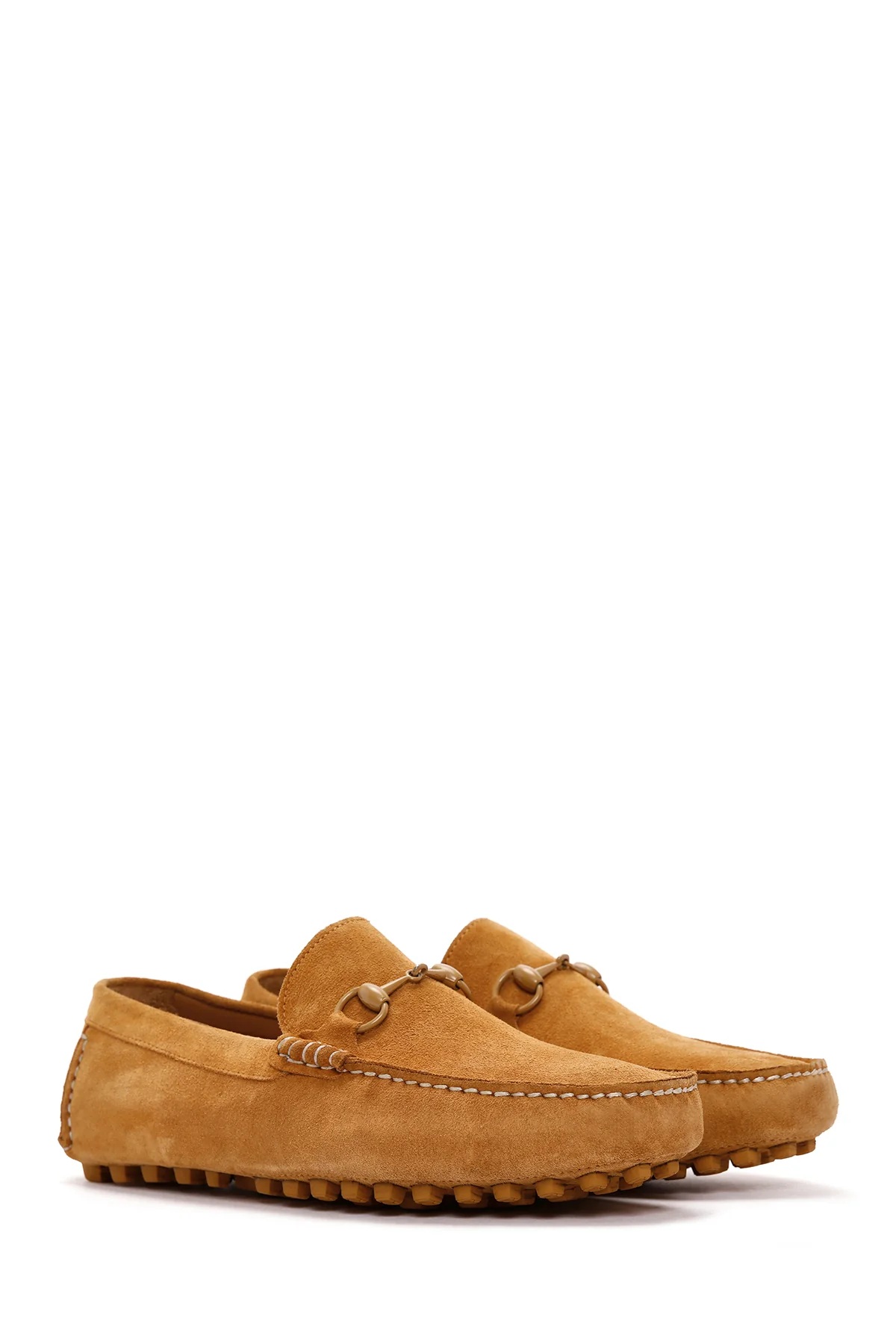 Derimod Fly Erkek Sarı Süet Deri Loafer - Image 3