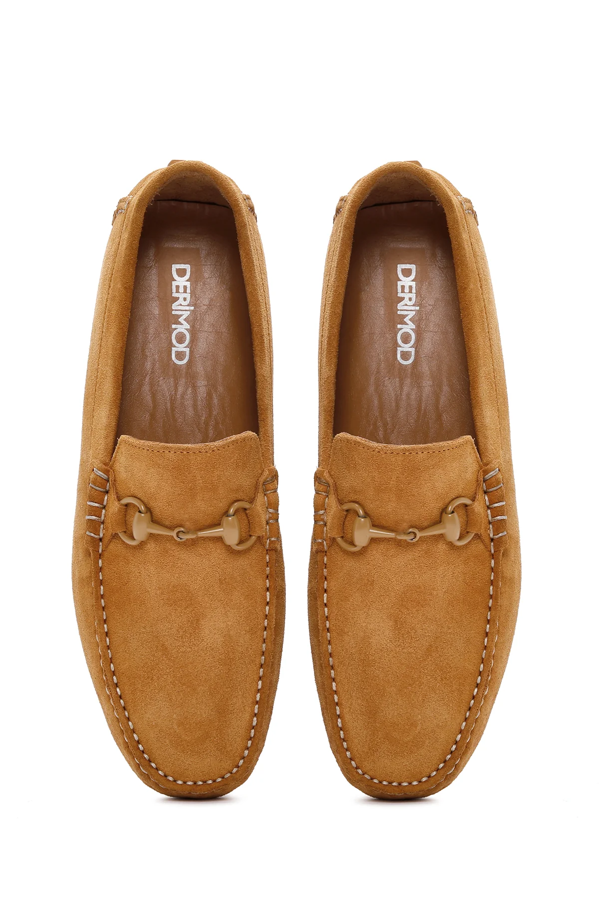 Derimod Fly Erkek Sarı Süet Deri Loafer - Image 7