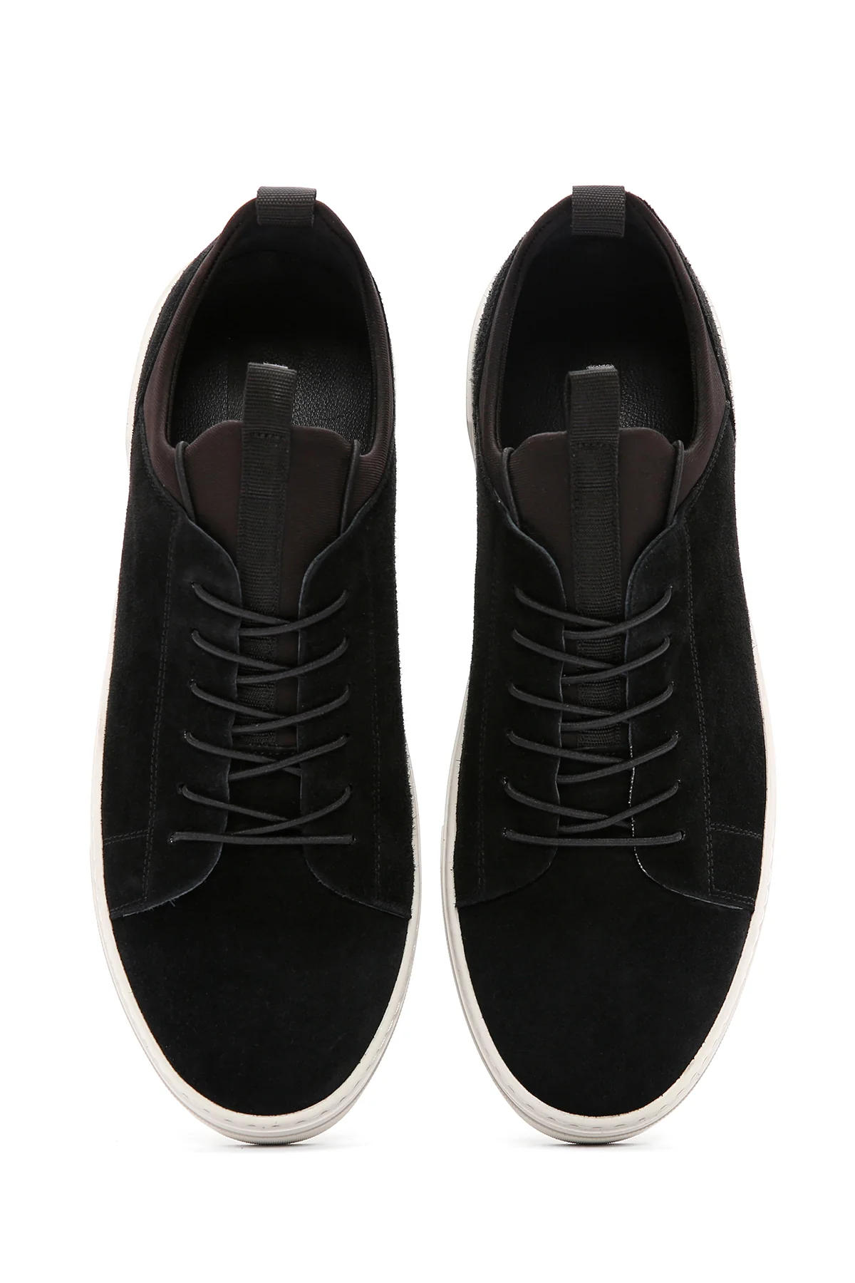 Derimod Fly Erkek Siyah Bağcıklı Süet Deri Sneaker - Image 7