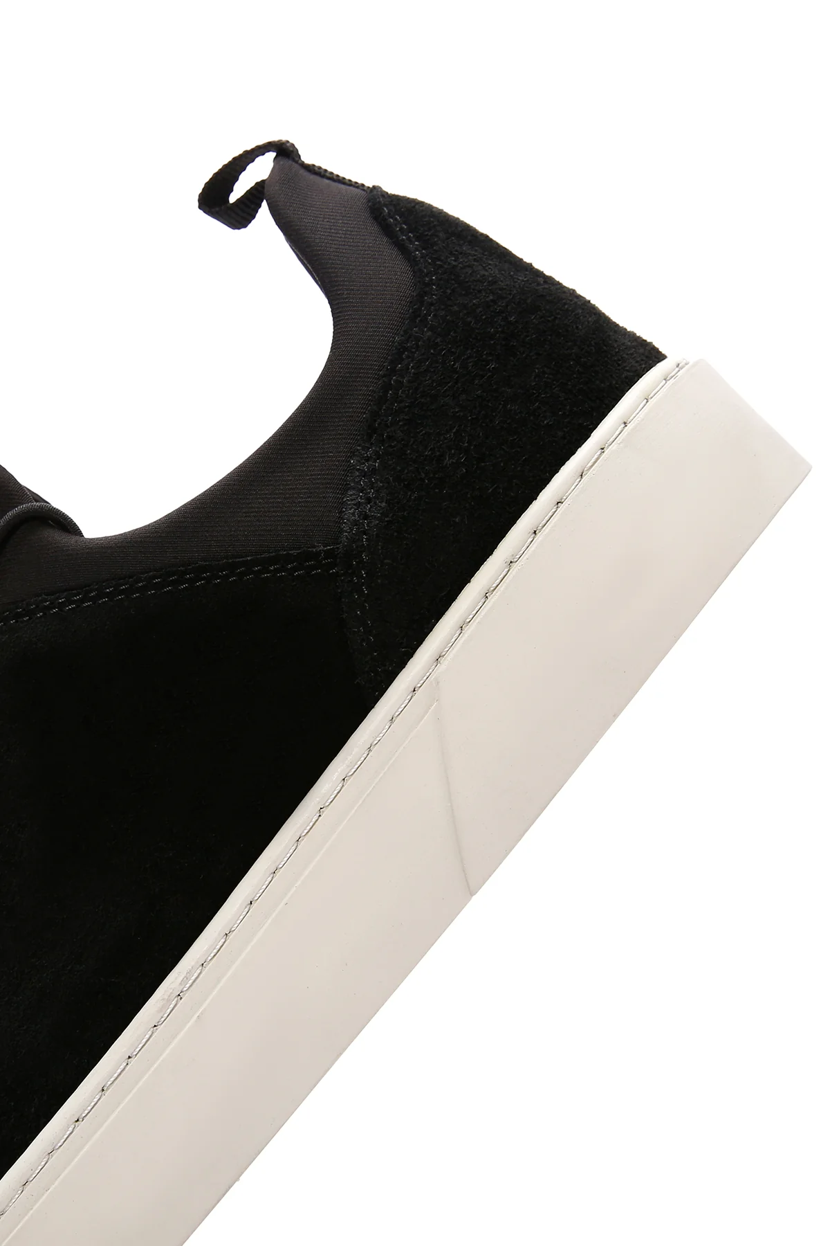 Derimod Fly Erkek Siyah Bağcıklı Süet Deri Sneaker - Image 9