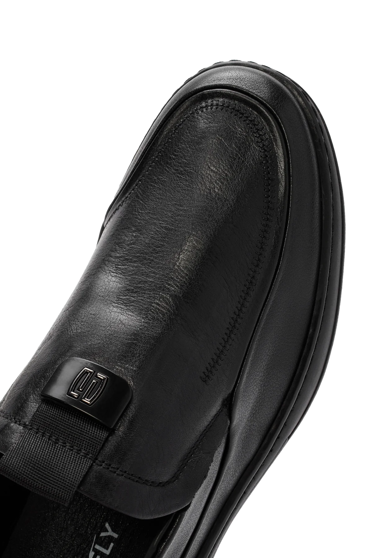 Derimod Fly Erkek Siyah Deri Casual Loafer - Image 10