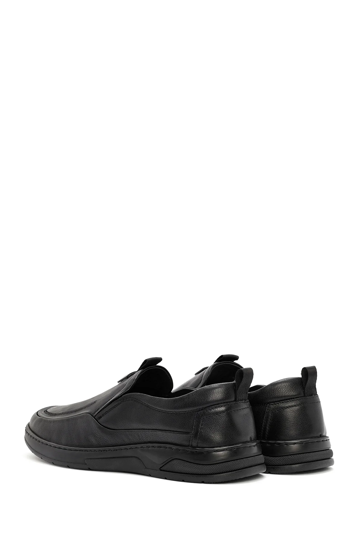 Derimod Fly Erkek Siyah Deri Casual Loafer - Image 5
