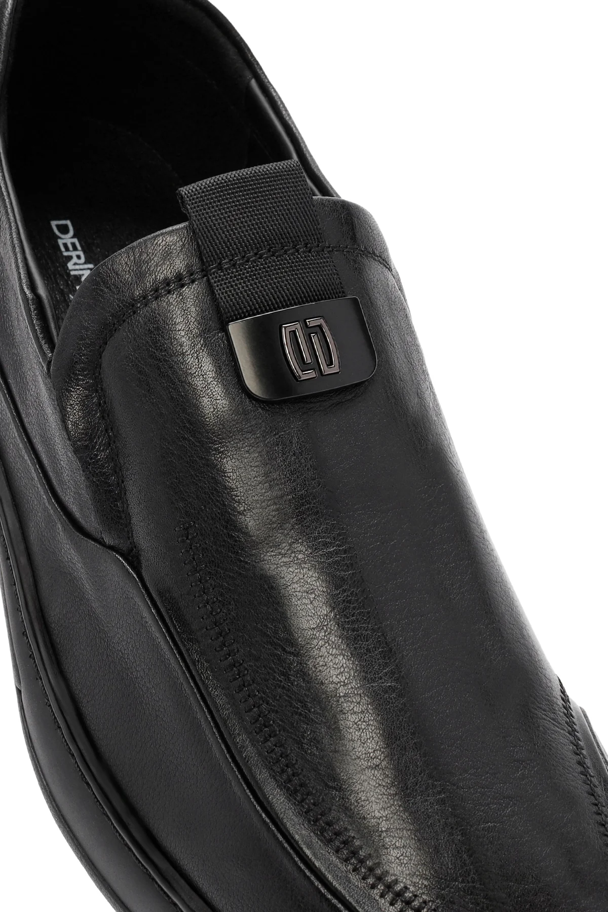 Derimod Fly Erkek Siyah Deri Casual Loafer - Image 9