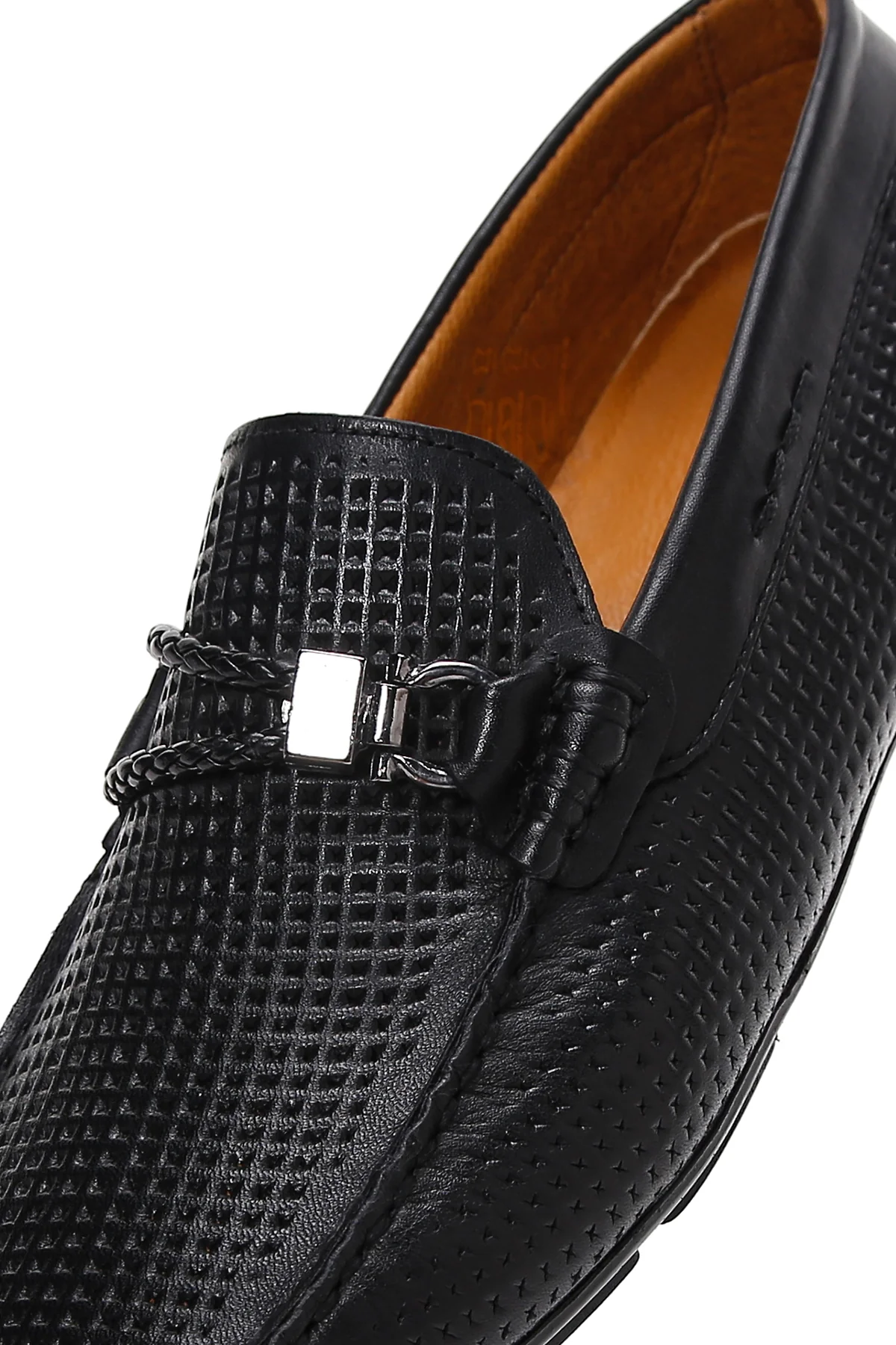 Derimod Fly Erkek Siyah Deri Casual Loafer - Image 10