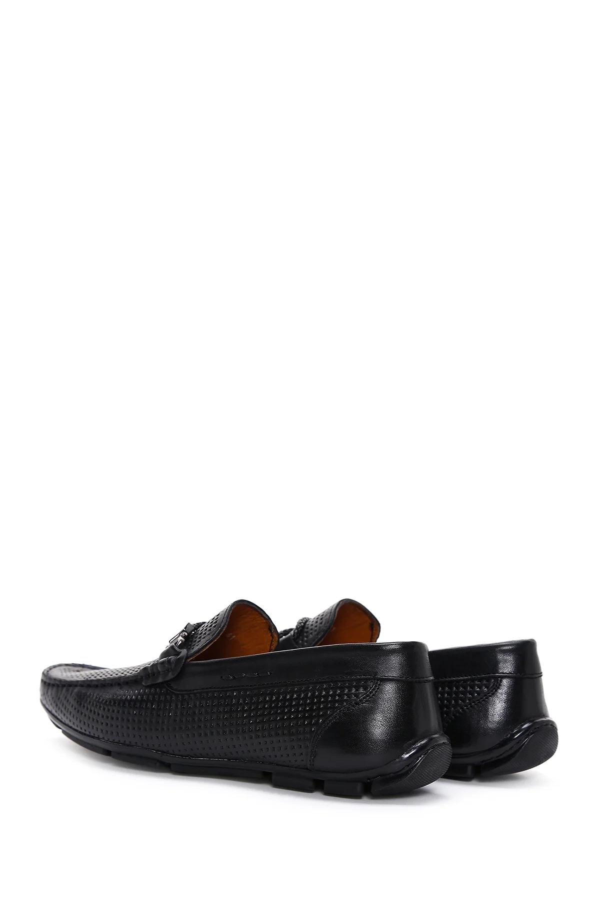Derimod Fly Erkek Siyah Deri Casual Loafer - Image 5