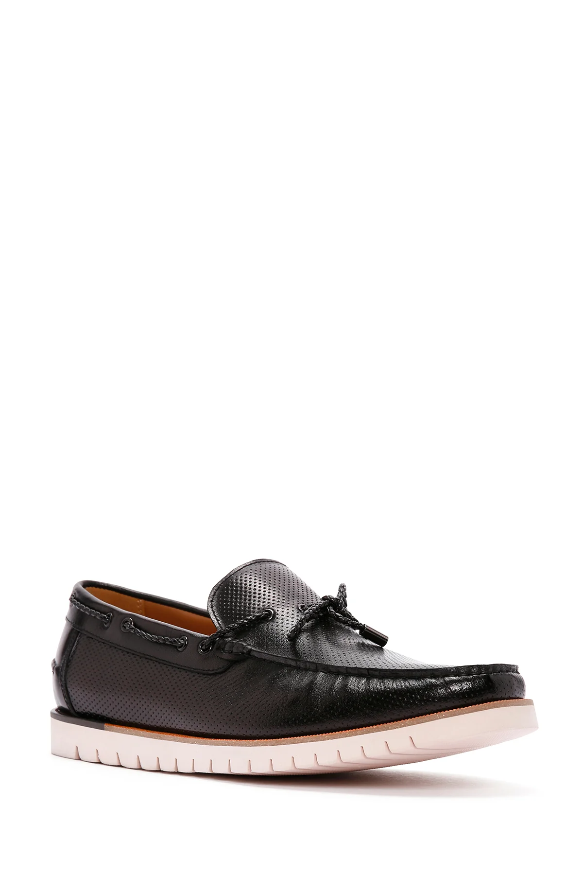 Derimod Fly Erkek Siyah Deri Casual Loafer - Image 6