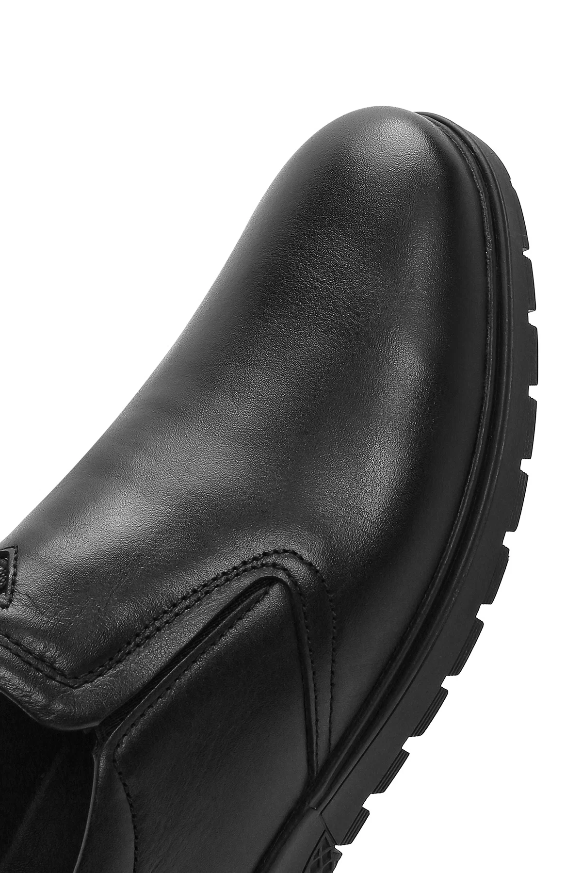 Derimod Fly Erkek Siyah Deri Casual Loafer - Image 8