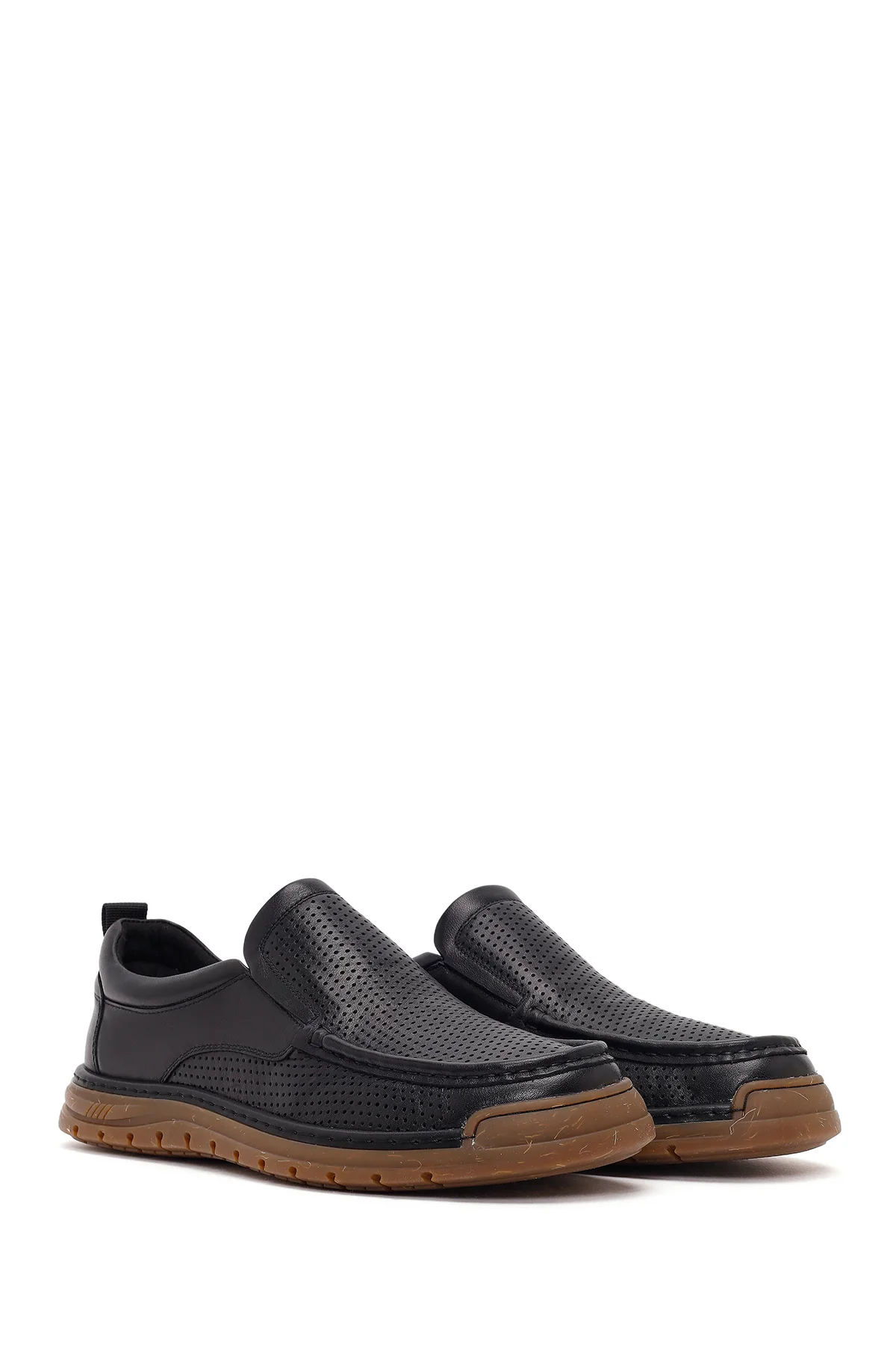 Derimod Fly Erkek Siyah Deri Casual Loafer - Image 2