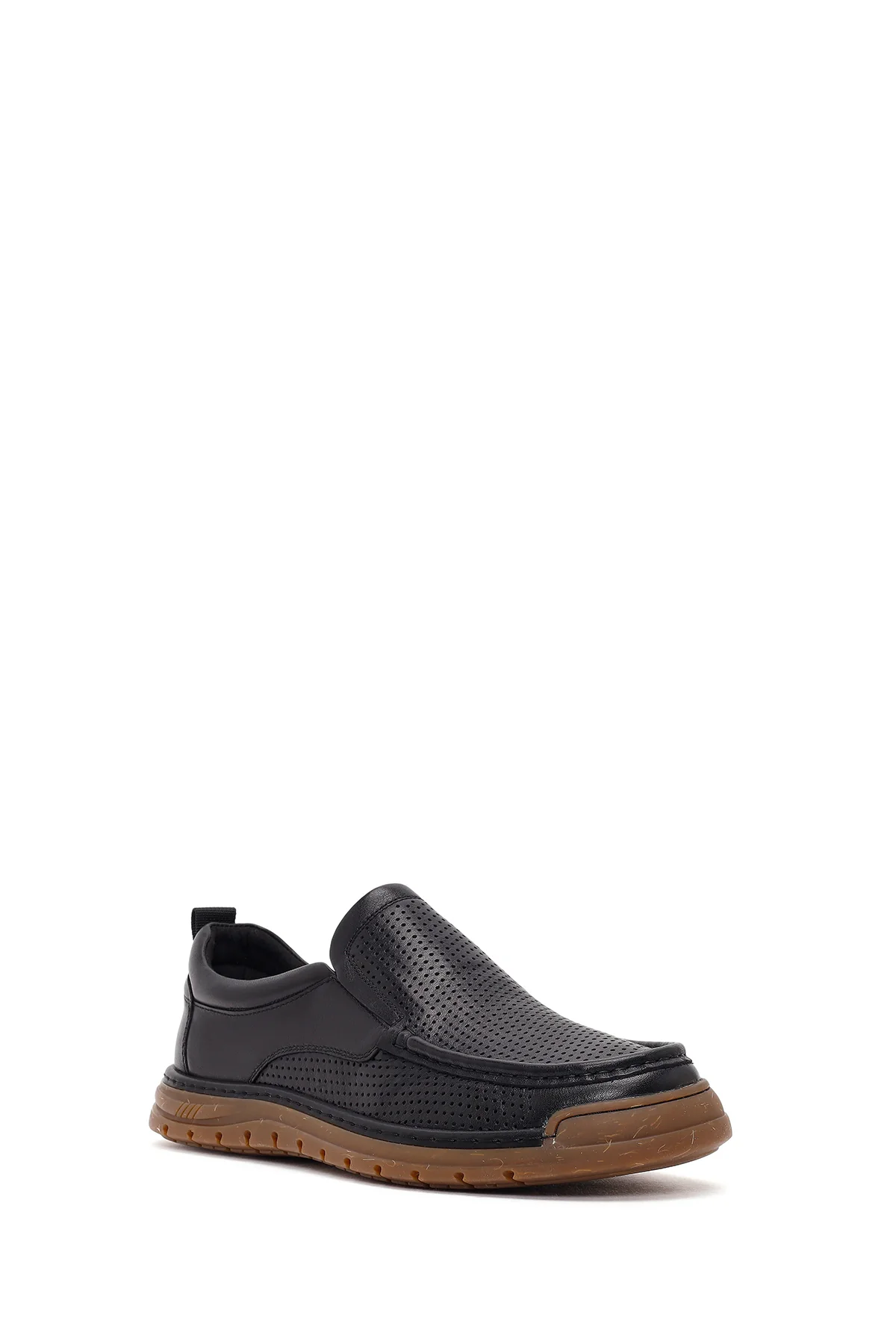 Derimod Fly Erkek Siyah Deri Casual Loafer - Image 7