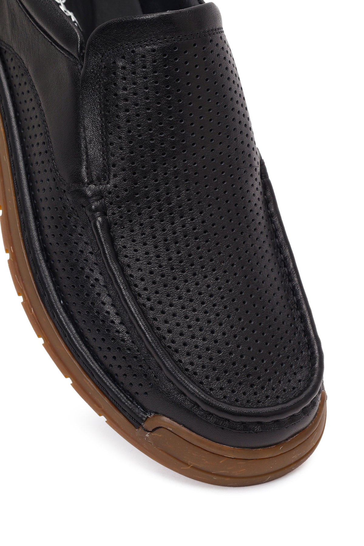 Derimod Fly Erkek Siyah Deri Casual Loafer - Image 9