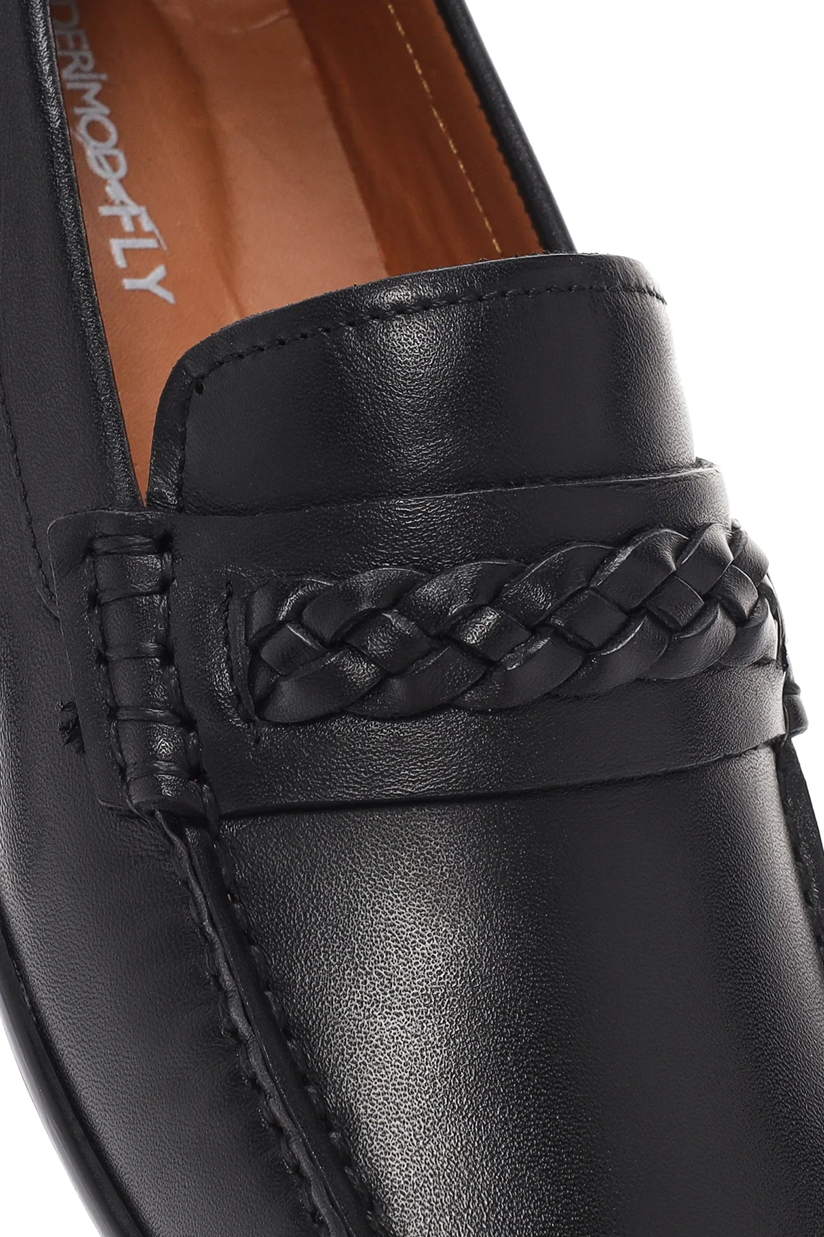 Derimod Fly Erkek Siyah Deri Loafer - Image 10