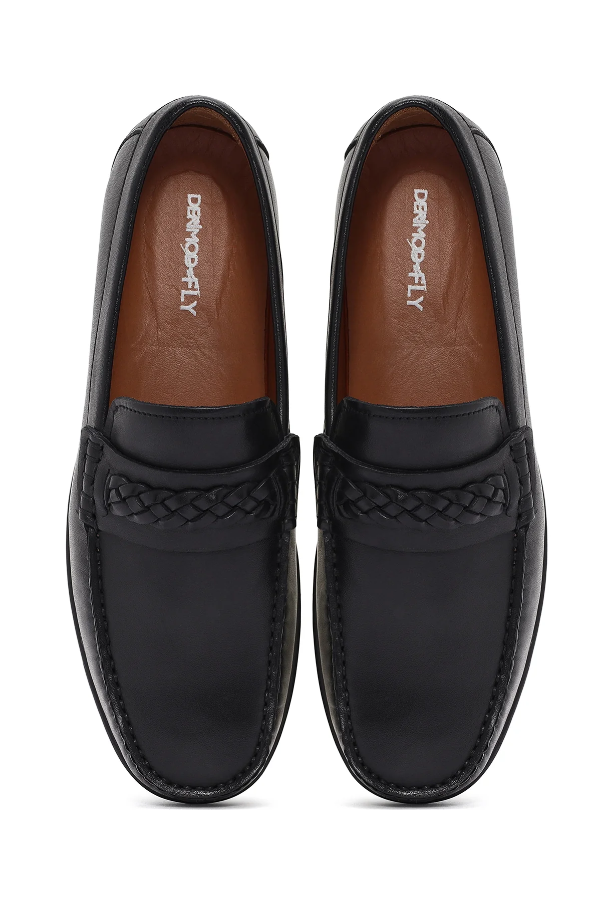 Derimod Fly Erkek Siyah Deri Loafer - Image 7