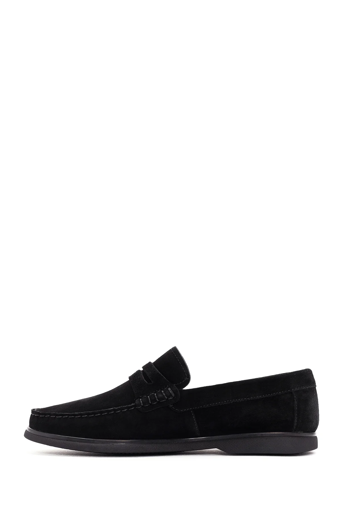 Derimod Fly Erkek Siyah Süet Deri Loafer - Image 3