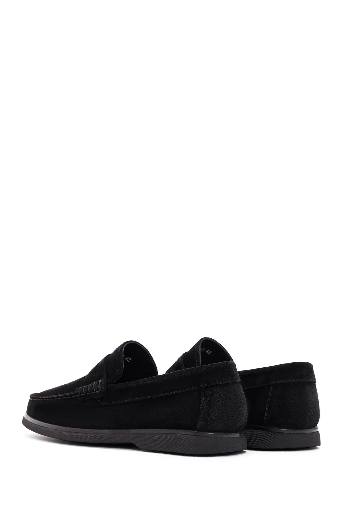 Derimod Fly Erkek Siyah Süet Deri Loafer - Image 6