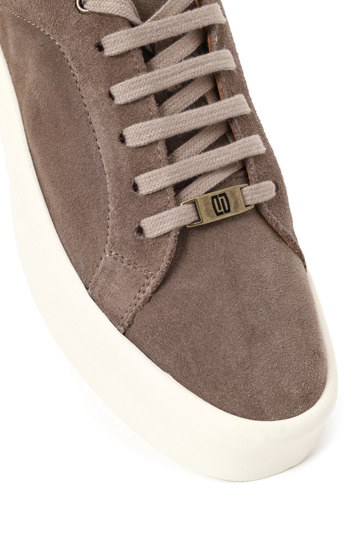 Derimod Fly Erkek Vizon Bağcıklı Kalın Tabanlı Süet Deri Sneaker - Image 9